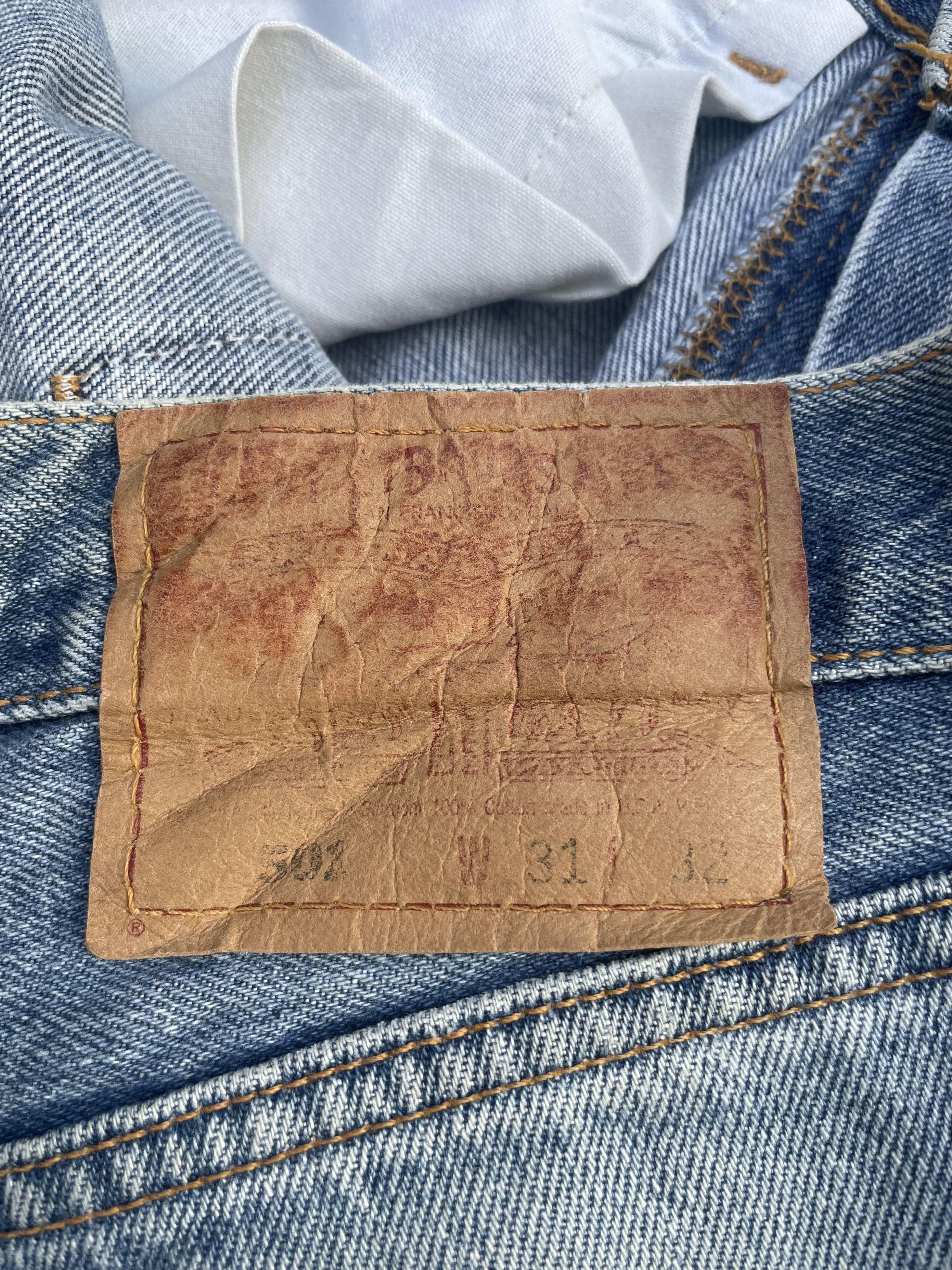 Levi's Vintage 1997 Levis 501 e Faded Distresed Denim Size US 31 - 9 Thumbnail