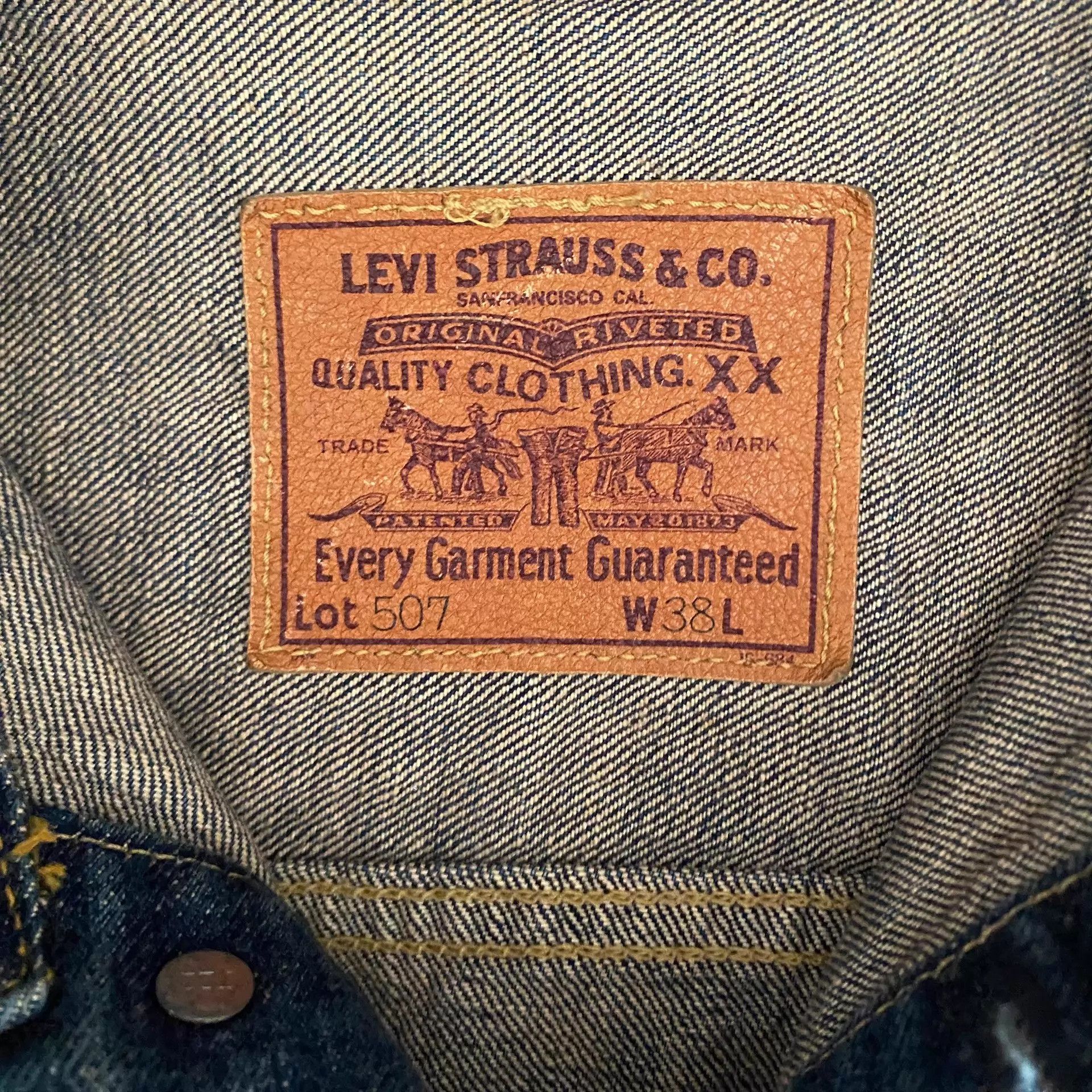 Levi's Levi's LVC 507 Type 2 J22 98' Washed Denim Jacket 38 Size US S / EU 44-46 / 1 - 6 Thumbnail
