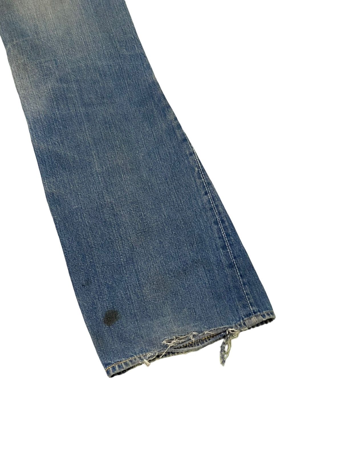 Japanese Brand Flare Jeans Vtg 80s Big John Japan Distress Bell Bottom 7🟦5 Size US 30 / EU 46 - 13 Thumbnail