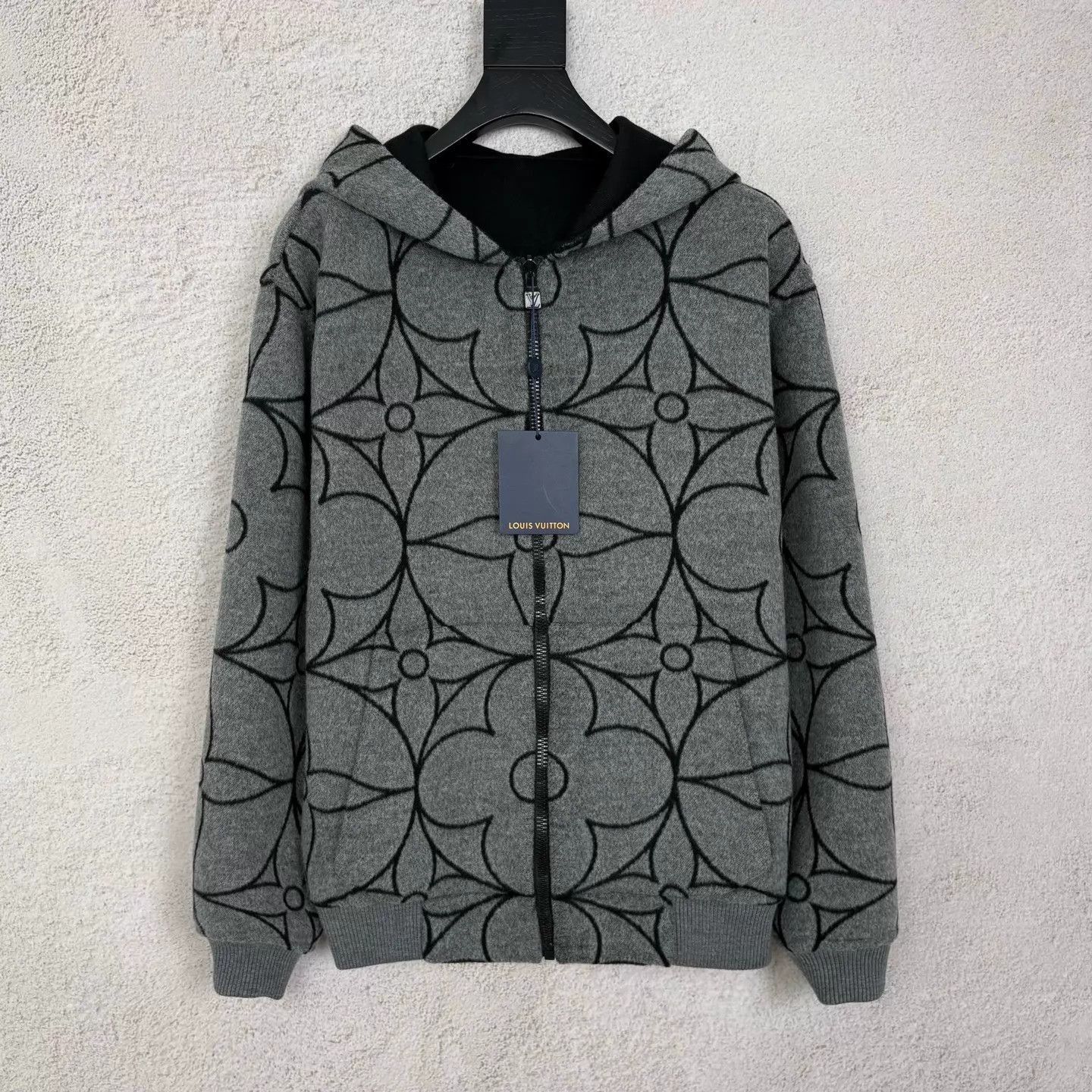 Louis Vuitton Multi Pattern Zip-Up Hooded Sweatshirt Size US S / EU 44-46 / 1 - 1 Thumbnail