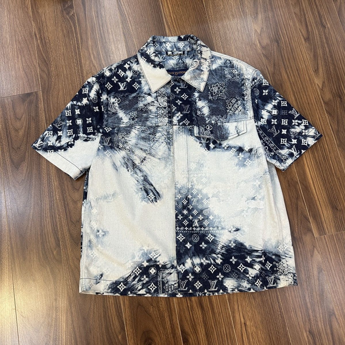 Louis Vuitton Louis Vuitton Bandana Denim Shirt | Grailed