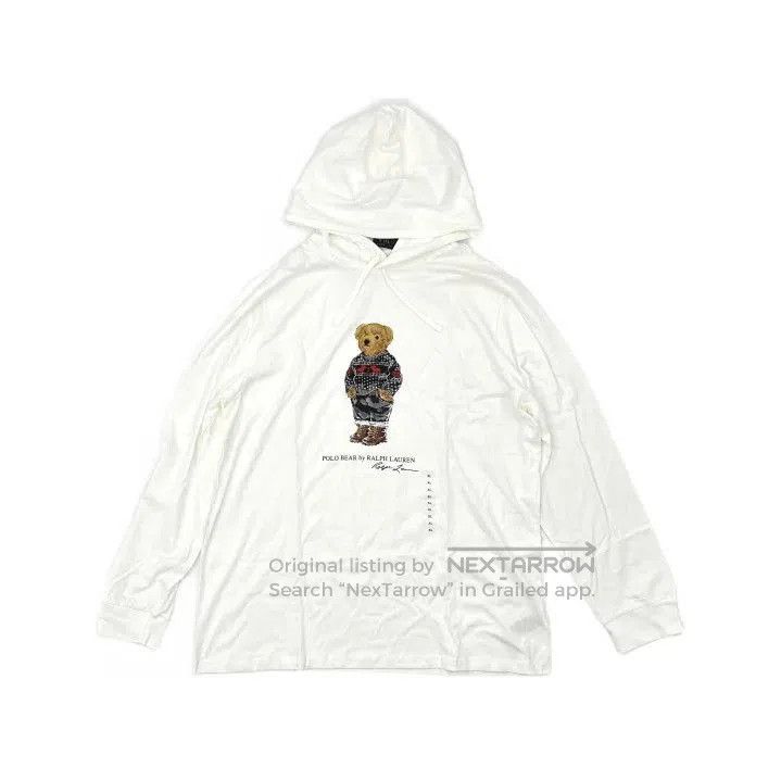 Polo Ralph Lauren Polo Ralph Lauren Bear Logo Loose Hooded Sweatshirt. Size US XL / EU 56 / 4 - 2 Thumbnail