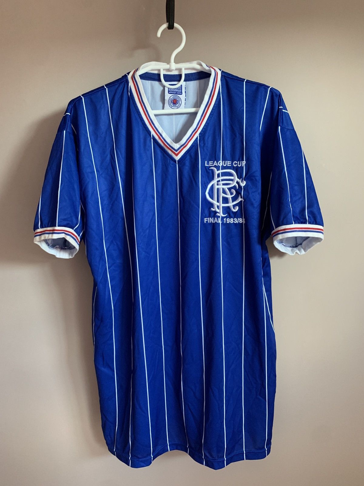 Other Glasgow Rangers 1983 Home Football Shirt Retro Score Draw L Size US L / EU 52-54 / 3 - 1 Thumbnail