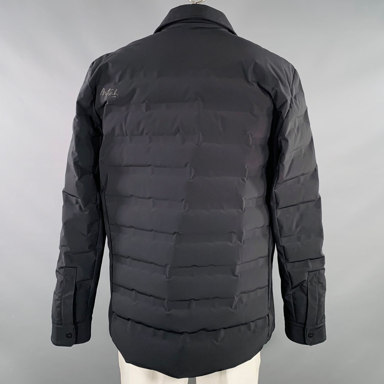 Aztech Mountain AZTECH Size XXL Black Quilted Polyamide Blend Snaps Coat Size US XXL / EU 58 / 5 - 3 Thumbnail