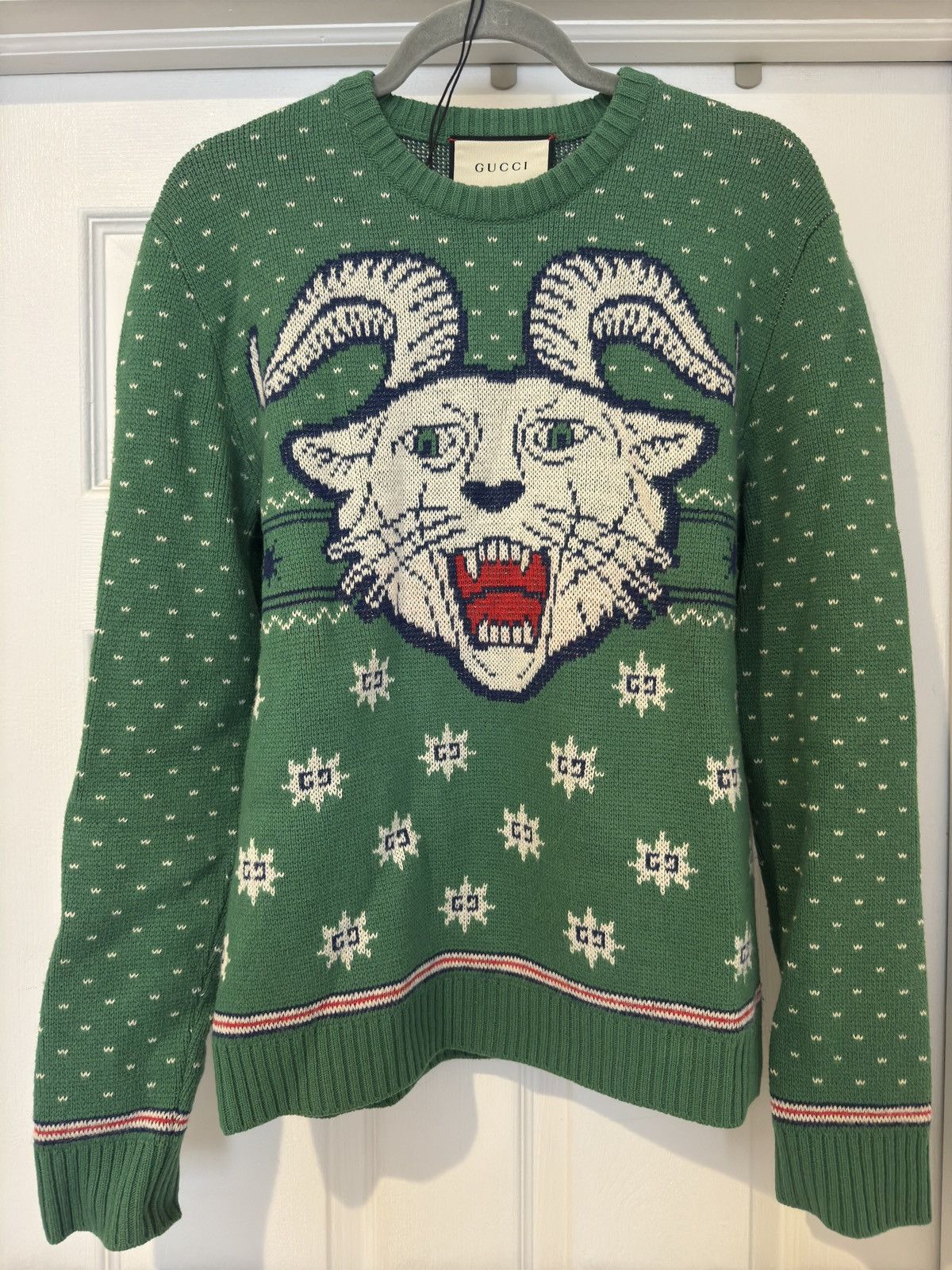 Gucci Alpaca/Wool Crewneck Knitwear XS Size US XS / EU 42 / 0 - 1 Thumbnail
