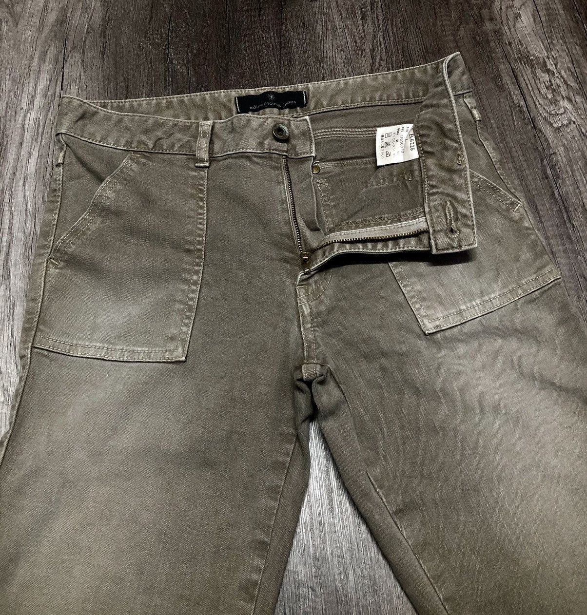 If Six Was Nine × Japanese Brand VINTAGE EDICONSCIOUS BUSH PANTS FLARE BOOTCUT JEANS Size US 30 / EU 46 - 9 Thumbnail