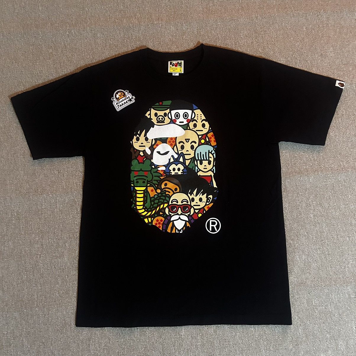 Bape Bape x Dragon Ball Ape Head Tee Size US L / EU 52-54 / 3 - 1 Thumbnail