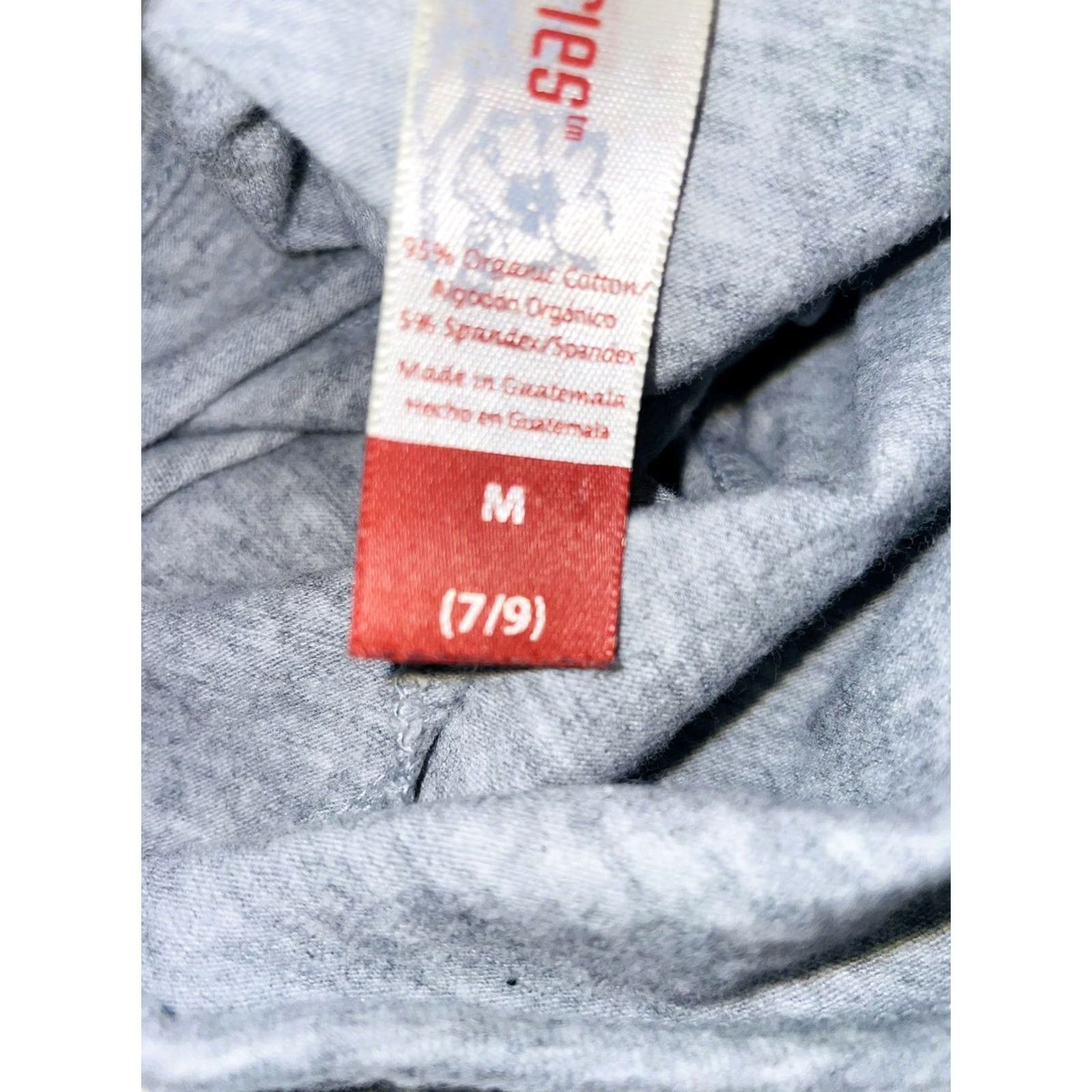 Vintage NO BOUNDARIES Shirt M Women Long Sleeve Round Neck Gray Heather New NWOT Size M / US 6-8 / IT 42-44 - 6 Thumbnail