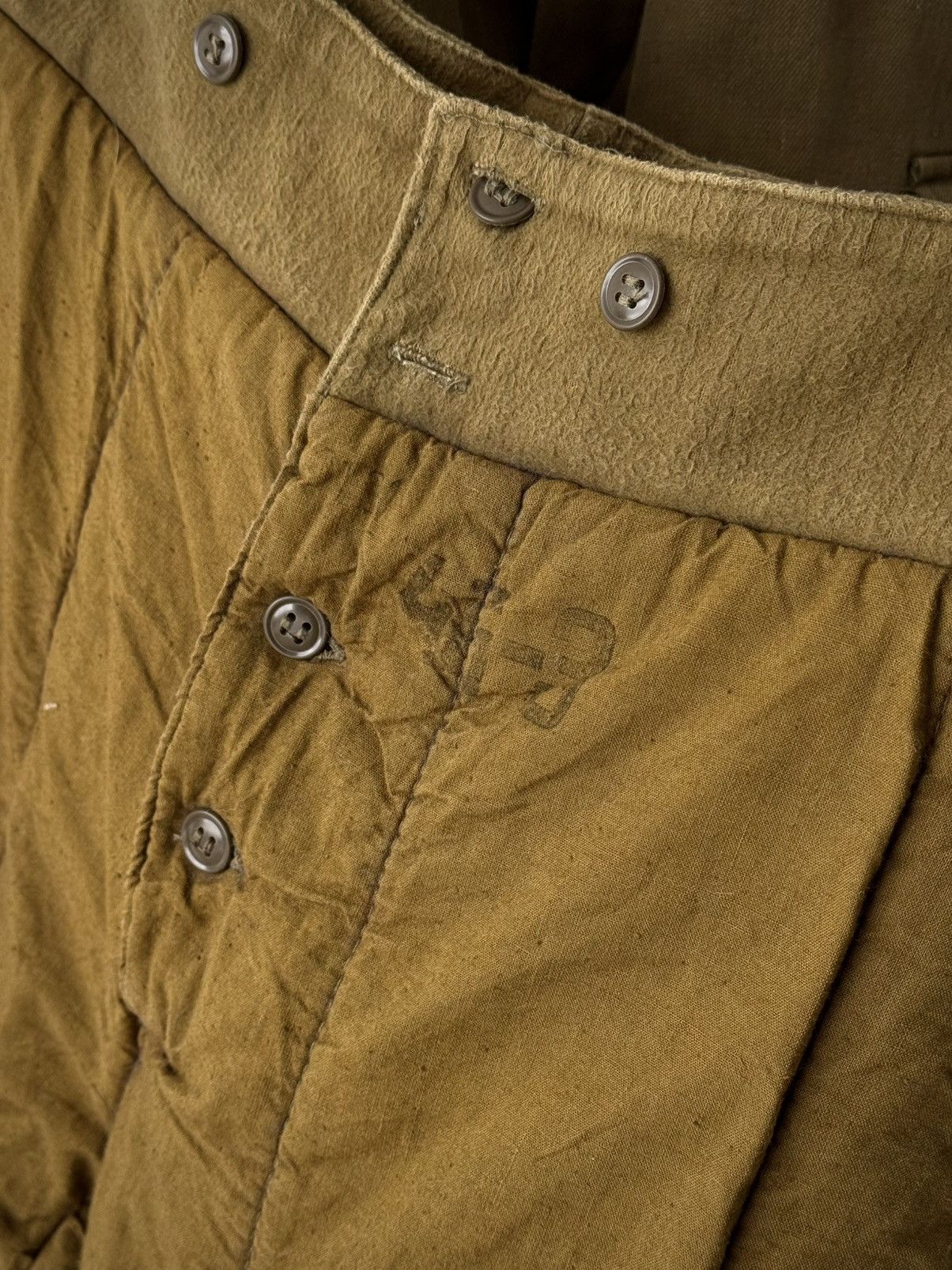 Vintage Vintage 1980s Soviet Union Army 'Afghan' Lined Pants Size US 31 - 7 Thumbnail