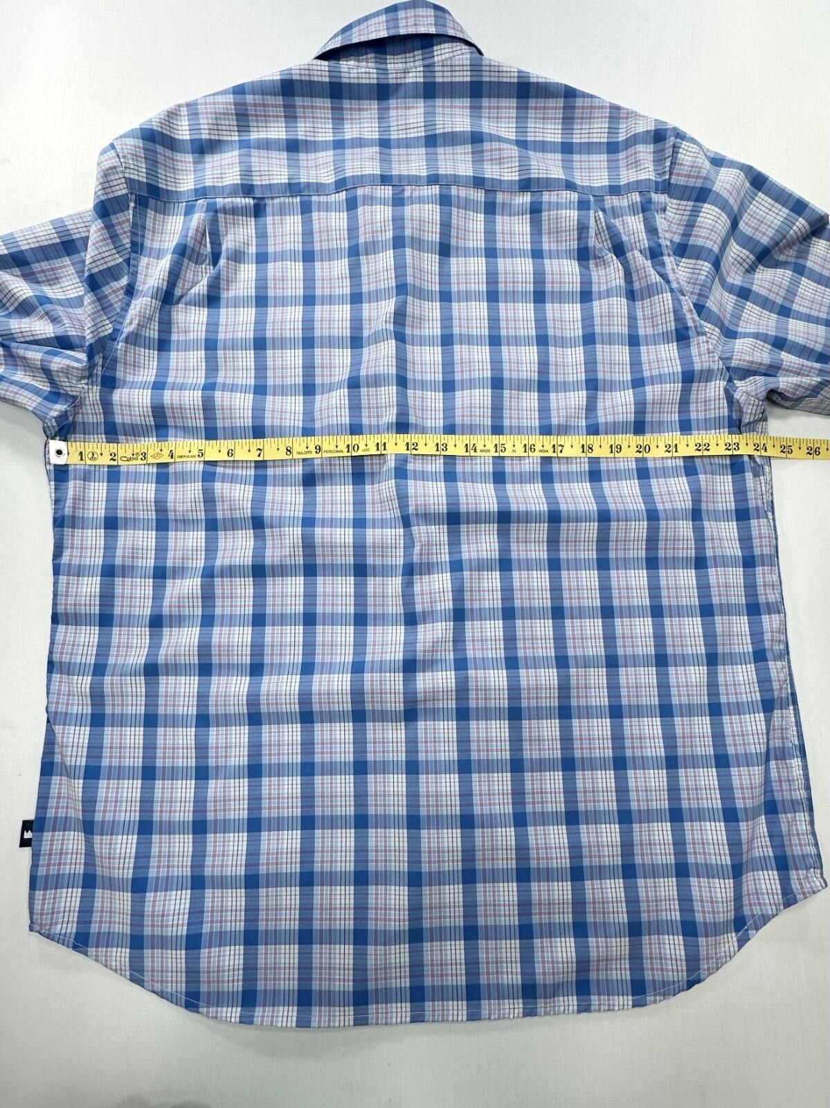 Other Crown Ivy Classic Fit Oxford Checked Button Up Blue Mens L Size US L / EU 52-54 / 3 - 4 Thumbnail