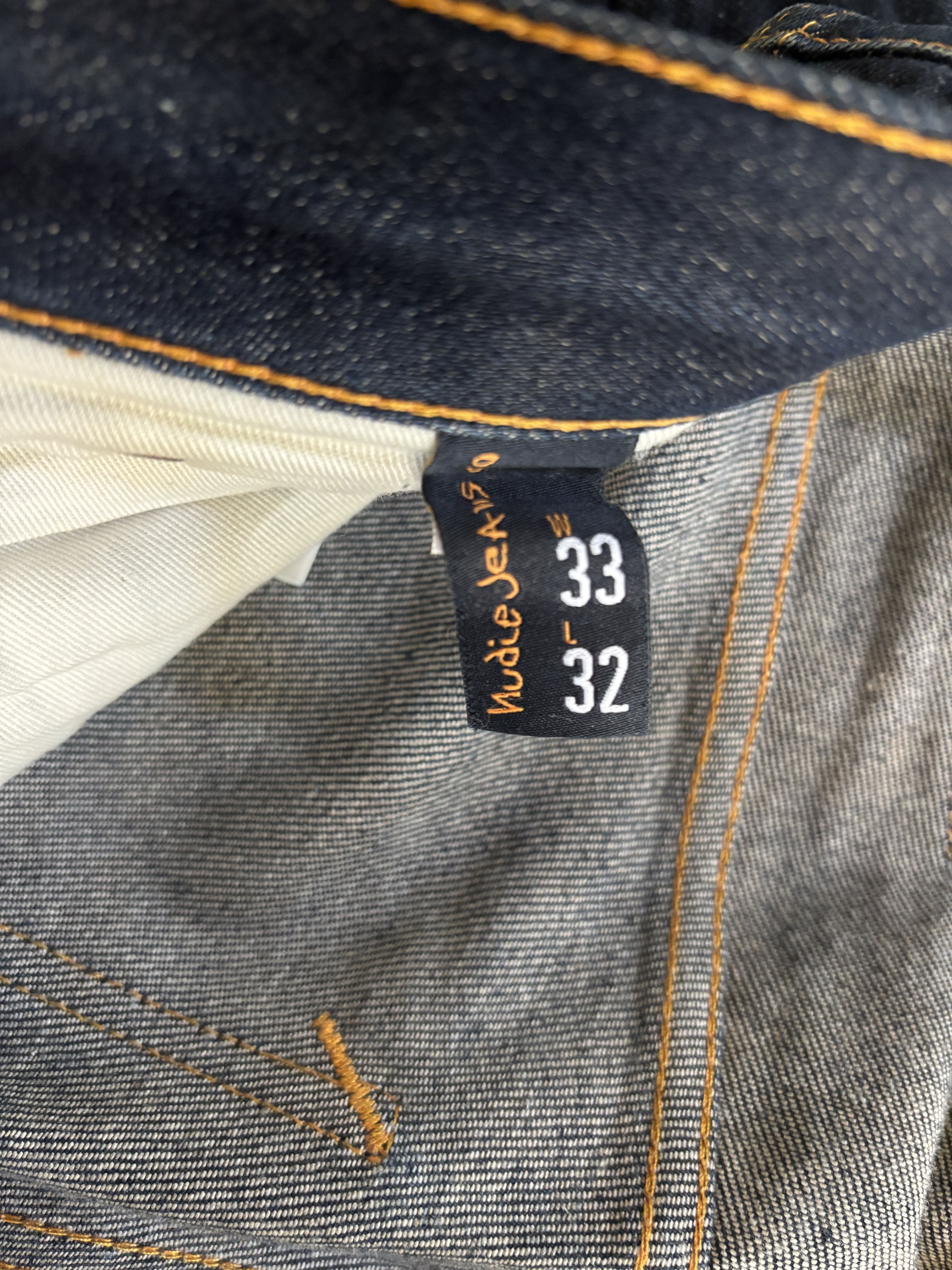 Nudie Jeans Lean Dean Dry True Selvage Size US 33 - 4 Thumbnail
