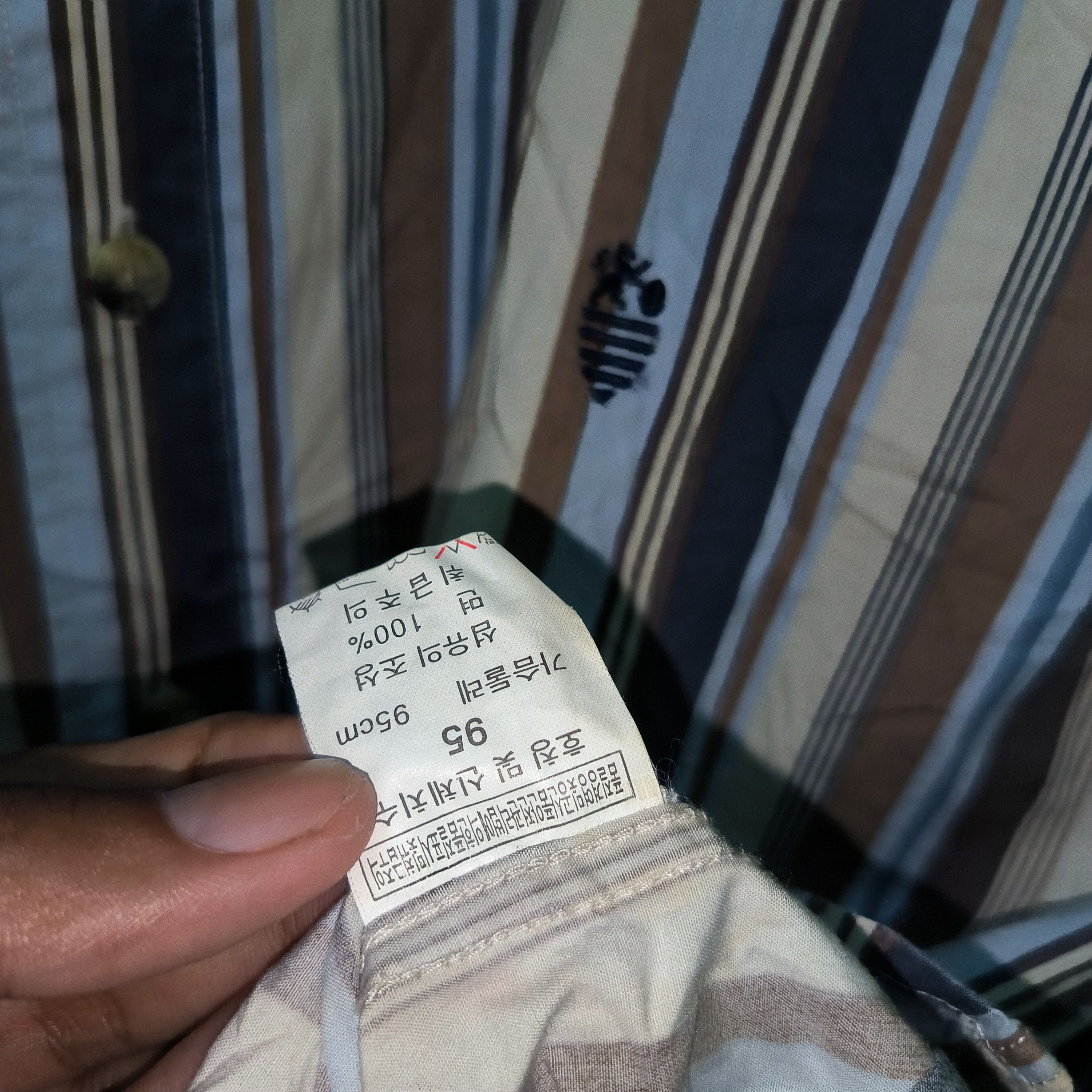 Japanese Brand × Vintage Vintage NII Striped Shirts Size US L / EU 52-54 / 3 - 3 Thumbnail