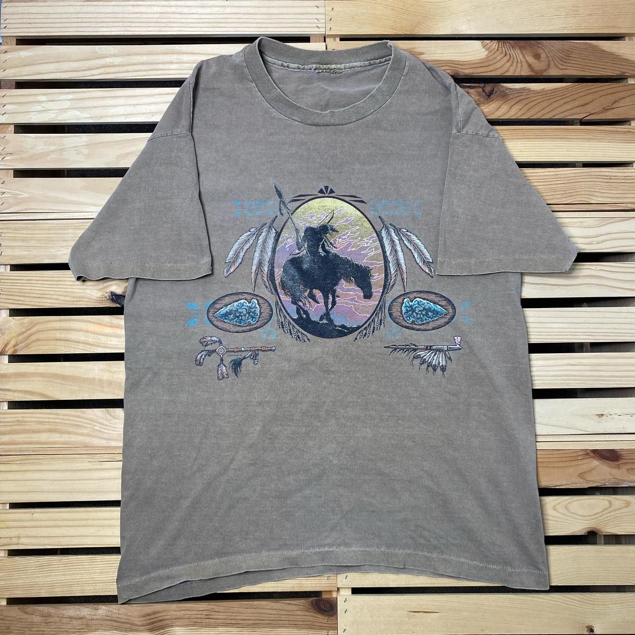 Other Vintage Native American Tan Nature Tee Size XL Size US XL / EU 56 / 4 - 1 Thumbnail