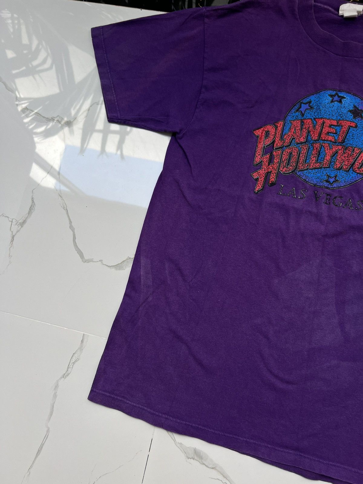 Planet Hollywood × Vintage 90's PLANET HOLLYWOOD LAS VEGAS RETRO Y2K TEE RARE Size US M / EU 48-50 / 2 - 3 Thumbnail