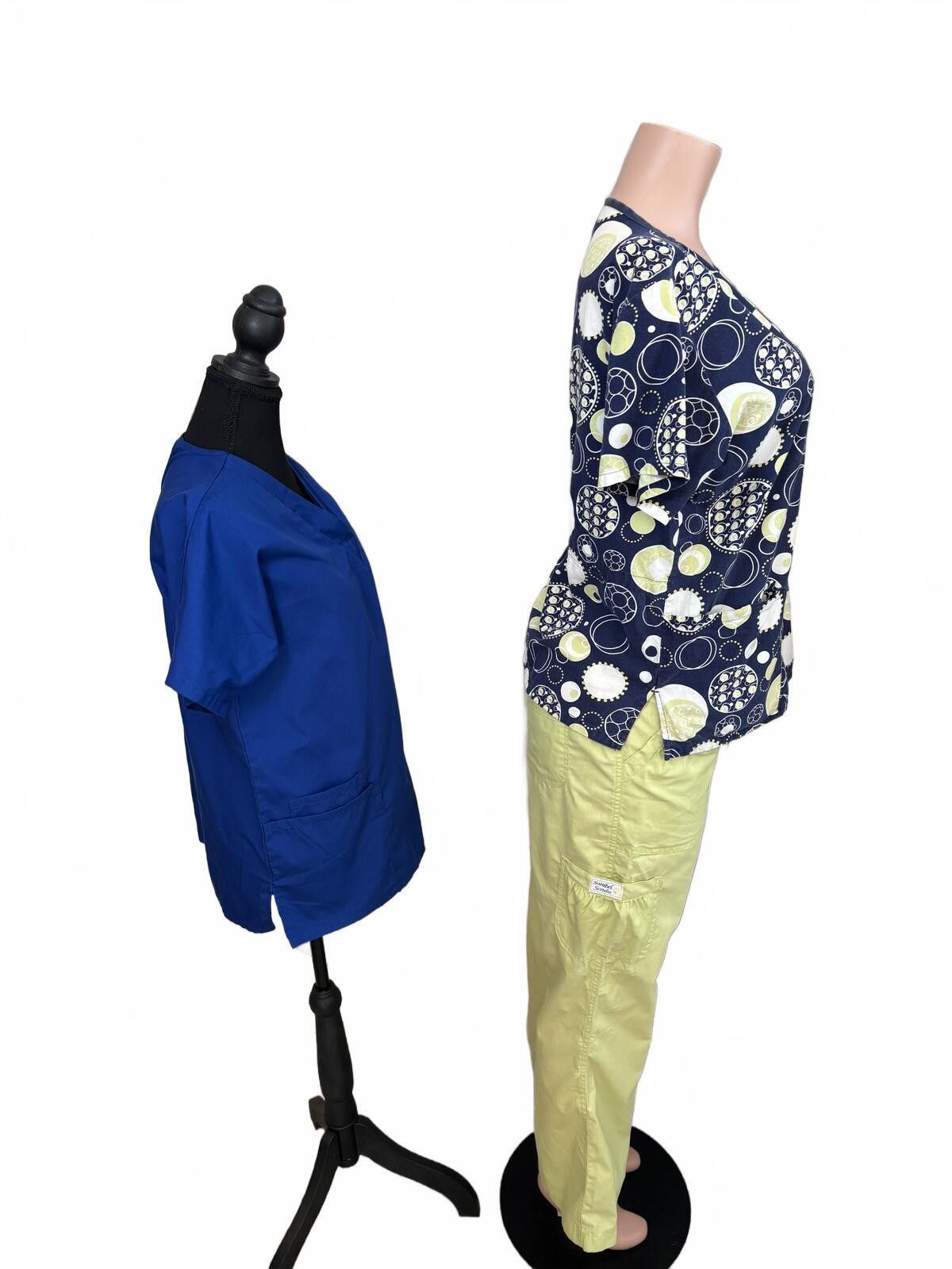 Other Medical Scrub Bundle Set 2 Tops 1 Pant S/S/XS Size US S / EU 44-46 / 1 - 6 Thumbnail