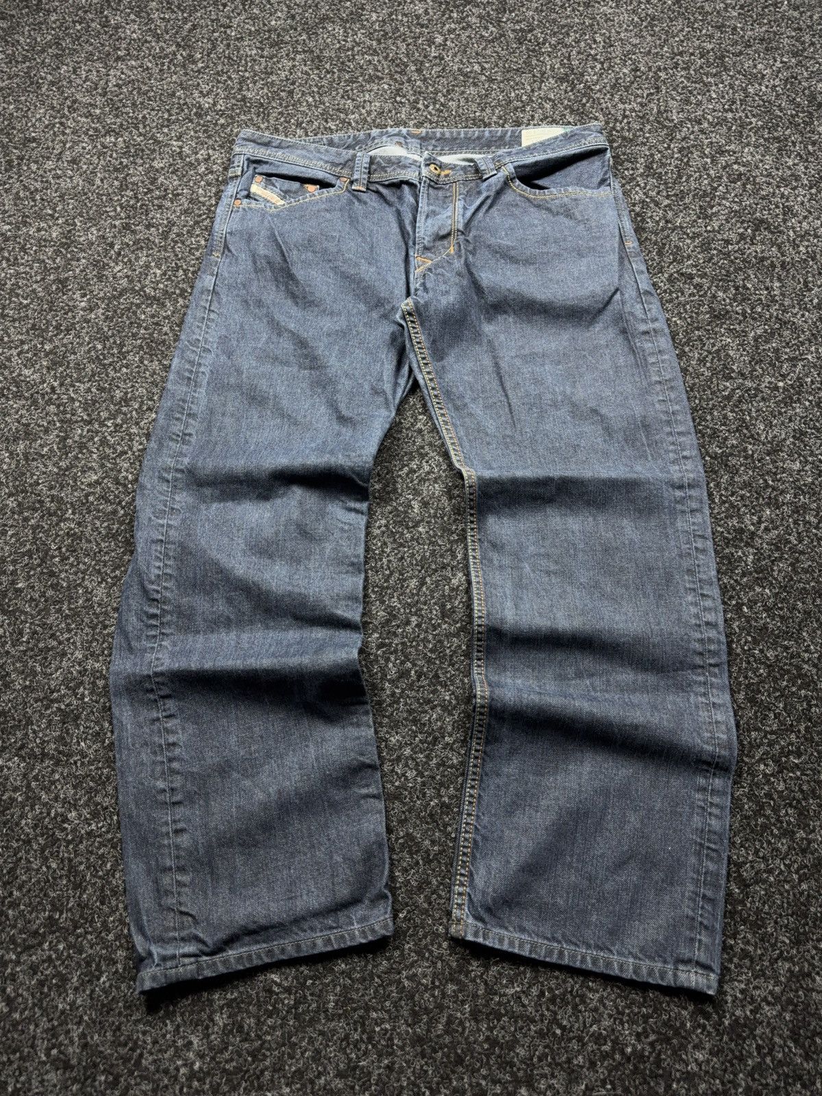 Diesel Luxury 00s Diesel Larkee Regular Straight Denim Retro Jeans Size US 36 / EU 52 - 1 Thumbnail