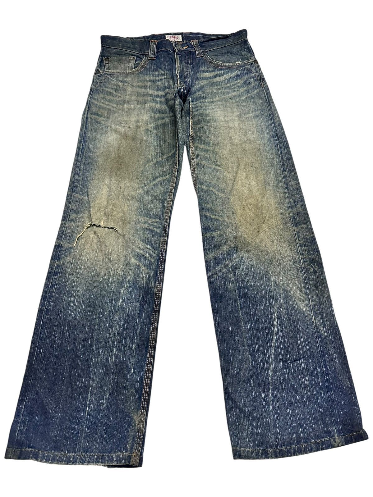 Japanese Brand Edwin XV Exclusive Vintage Baggy Style Jeans With MudWash Size US 32 / EU 48 - 1 Thumbnail