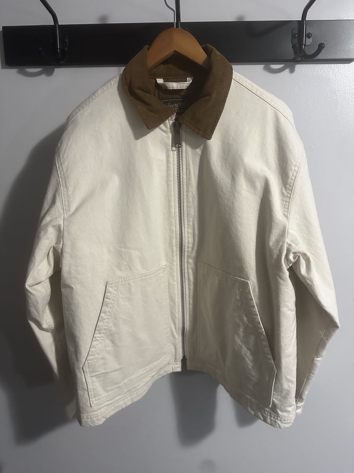 American Eagle Outfitters Bleached Denim Jacket Size US M / EU 48-50 / 2 - 1 Thumbnail