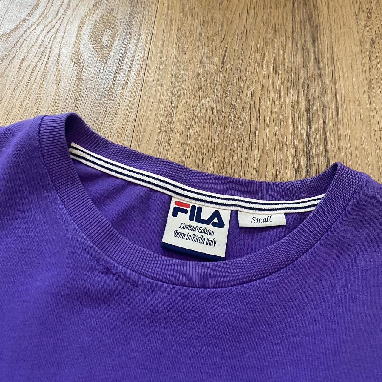 Fila Fila purple long sleeve T-shirt Streetwear Sportswear Size US S / EU 44-46 / 1 - 4 Thumbnail