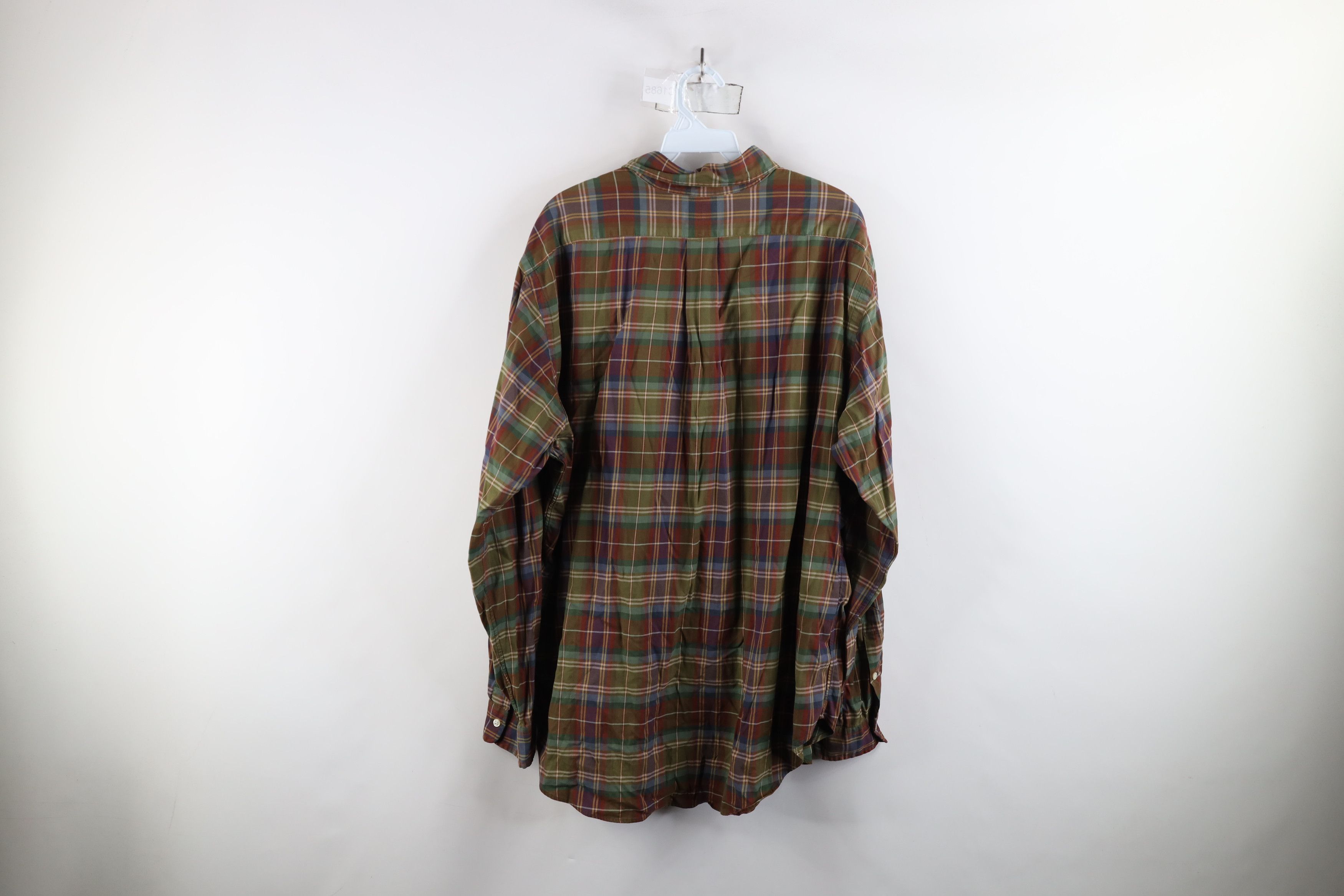 Ralph Lauren × Vintage Vintage 90s Ralph Lauren Collared Button Down Shirt Plaid Size US XL / EU 56 / 4 - 11 Thumbnail
