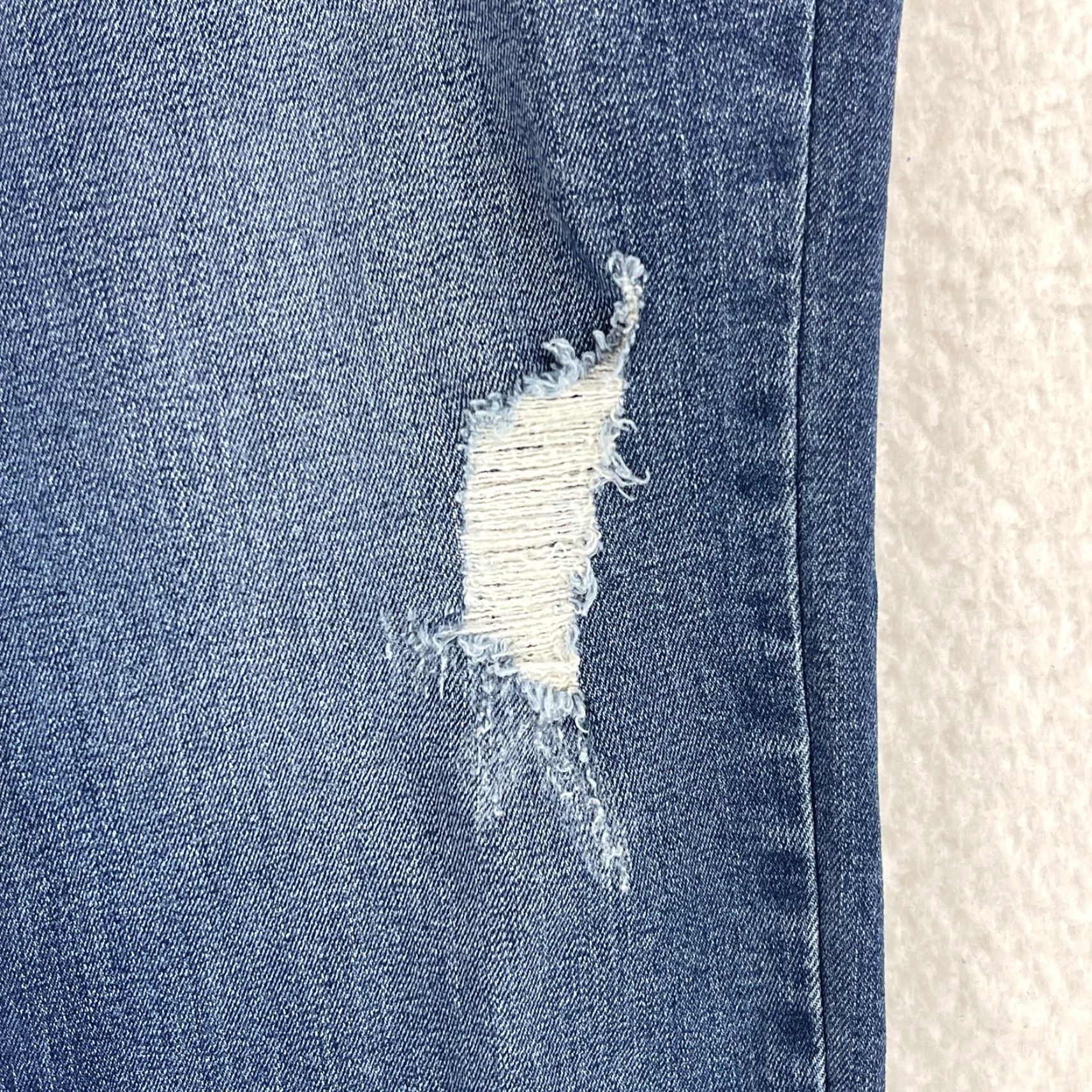NYDJ NYDJ Lorena Boyfriend Jeans Womens Size 16W Blue Denim High-Rise 5-Pocket Regular Size 38" / US 16 / IT 52 - 6 Thumbnail