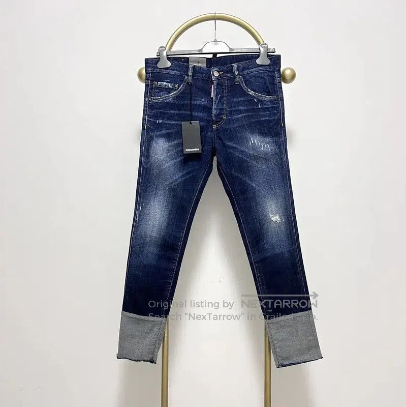 Dsquared2 DSQUARED2 Men's Casual Pants in Deep Blue . Size US 27 - 1 Thumbnail