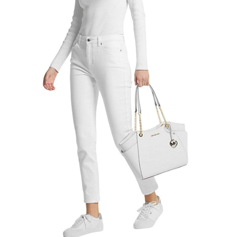 Michael Kors Michael Kors Jet Set Travel Chain Leather Shoulder Bag $558 Size ONE SIZE - 11 Thumbnail