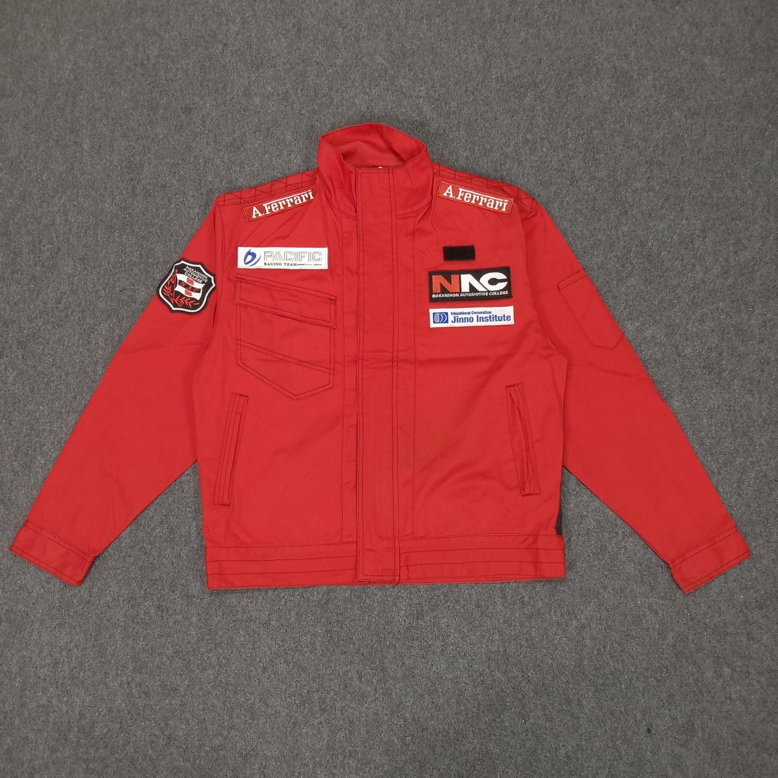 A.Ferrari x NNC Zipper Workwear Racing Jacket
