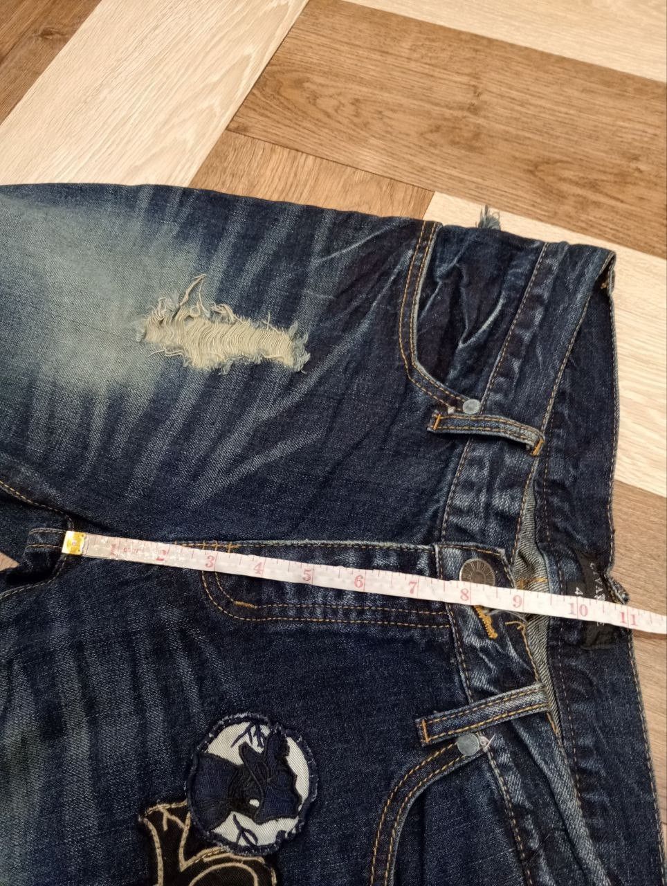 CIVARIZE CIVARIZE JAPAN PATCHED DENIM FLARED PANTS Size US 32 / EU 48 - 15 Thumbnail