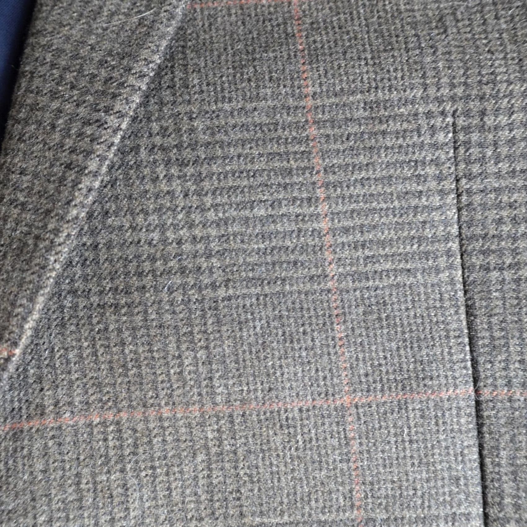 J.Crew J.Crew Blazer 44R Blue Crosby Glen Plaid Jacket/Coat Wool Notch Lapel Two-Button Single-Breasted Mens Regular Fall/Winter Vintage: No Size 44R - 7 Thumbnail