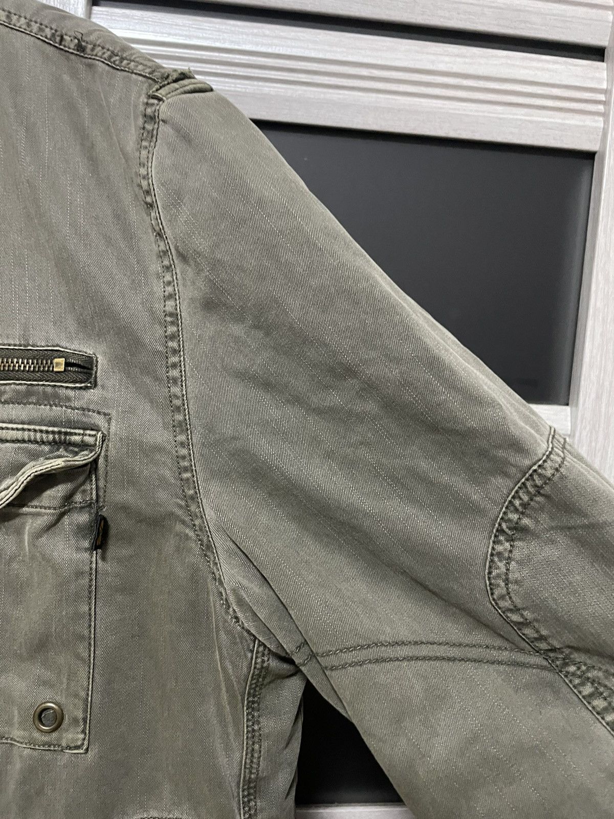 Alpha Industries × Vintage Vintage 90s Alpha Industries Sherpa Lined Field Jacket USA Size US XL / EU 56 / 4 - 6 Thumbnail