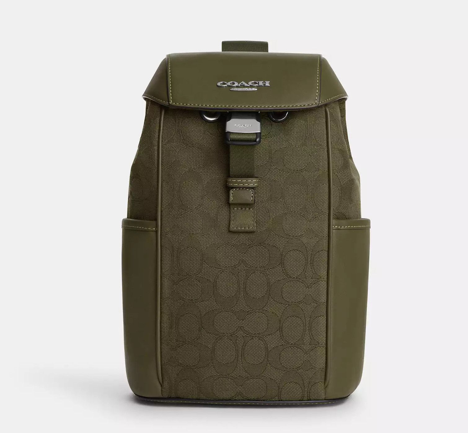 Coach Racer Pack In Signature Jacquard CW173 Size ONE SIZE - 7 Thumbnail