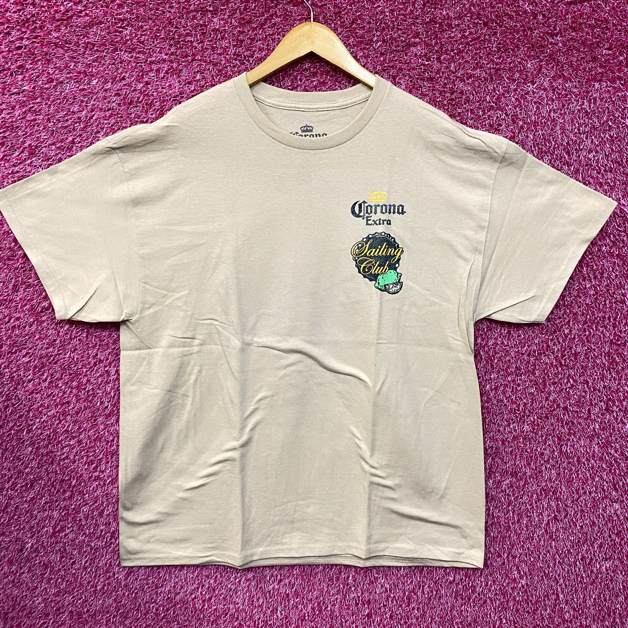Ripple Junction Corona Extra Sailing Club Nautical Beige Promo T-Shirt XL Size US XL / EU 56 / 4 - 2 Thumbnail