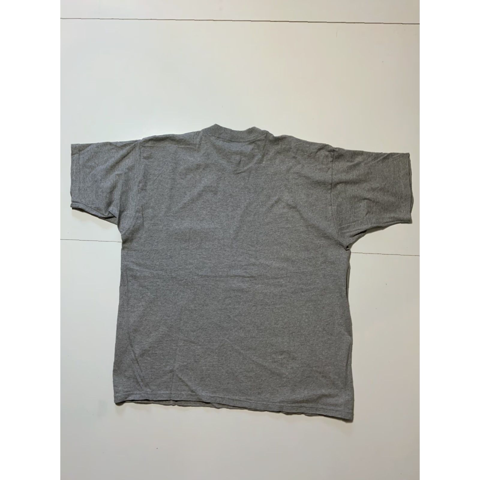 Vintage VINTAGE Le Breve For Mervyn’s Pocket Blank T-Shirt LG Gray 1990s Cotton Made In USA Crewneck Mens Size US L / EU 52-54 / 3 - 2 Thumbnail