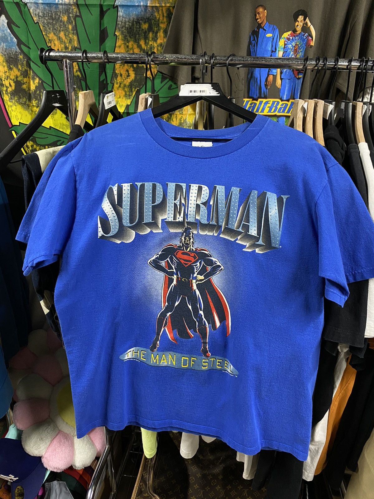 Vintage Vintage 90’s Superman DC Comics tee Shirt Large Size US L / EU 52-54 / 3 - 2 Thumbnail