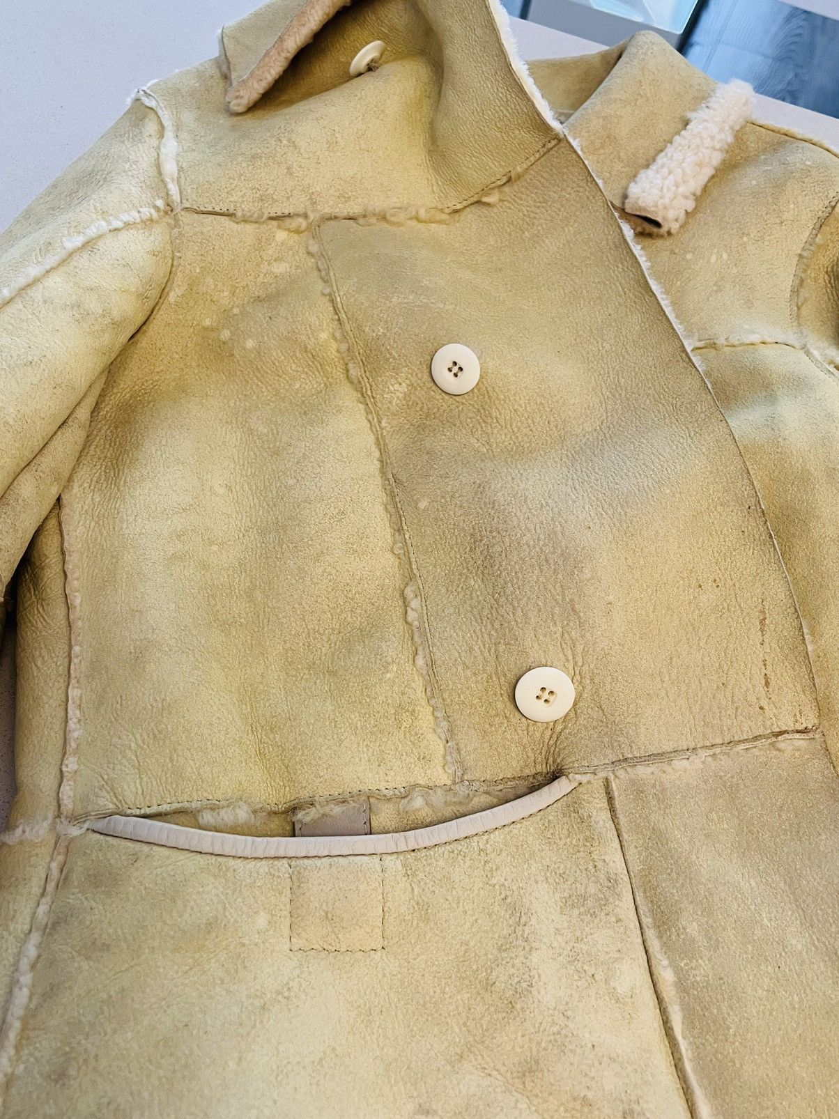 Diesel Diesel light yellow leather jacket Size US M / EU 48-50 / 2 - 8 Thumbnail