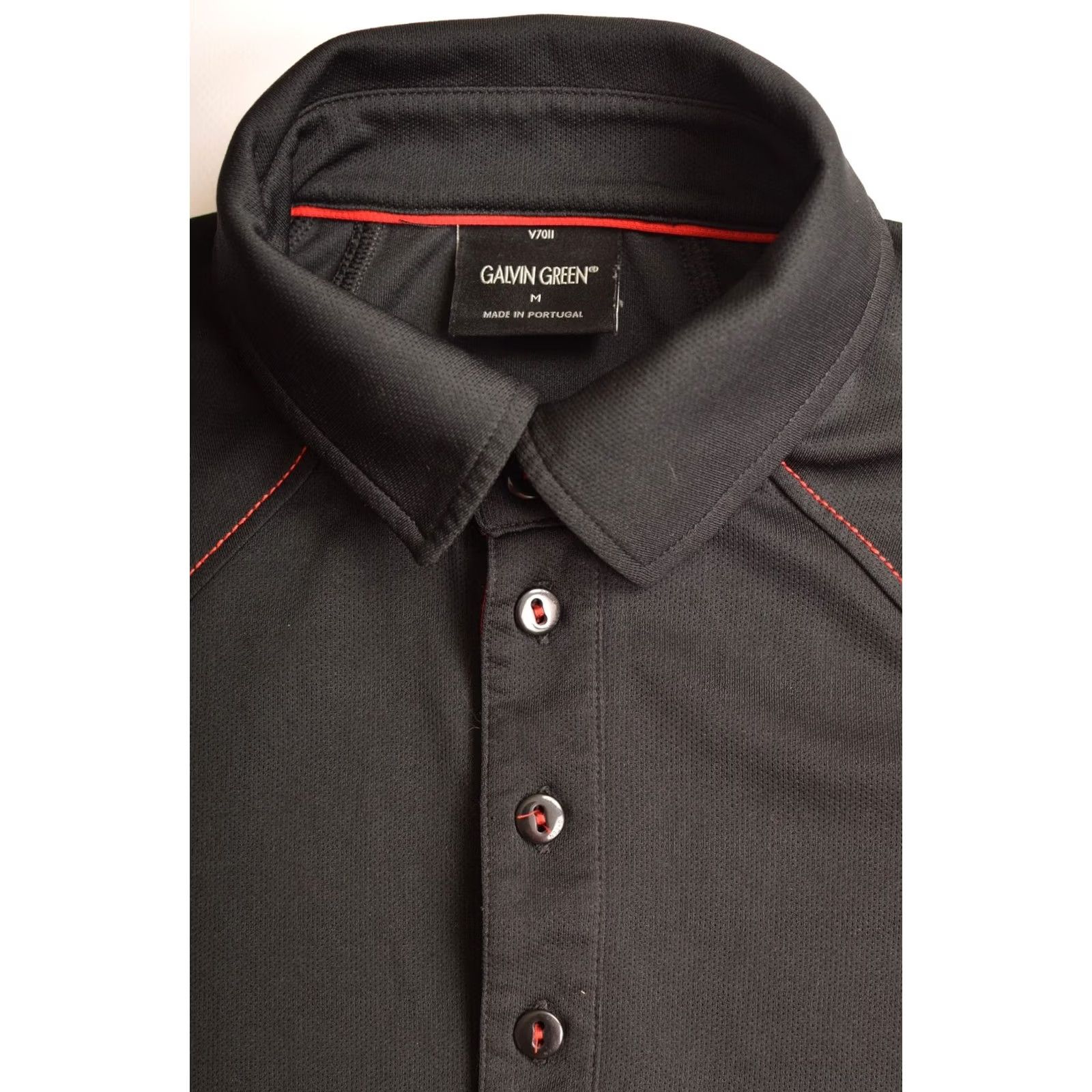 Galvin Green Galvin Green Ventil 8 Black/Red Golf Polo Shirt Jersey V7011 M Mens Shirt Polo Short Sleeve Black Red Golf Ventil 8 V7011 Size US M / EU 48-50 / 2 - 3 Thumbnail