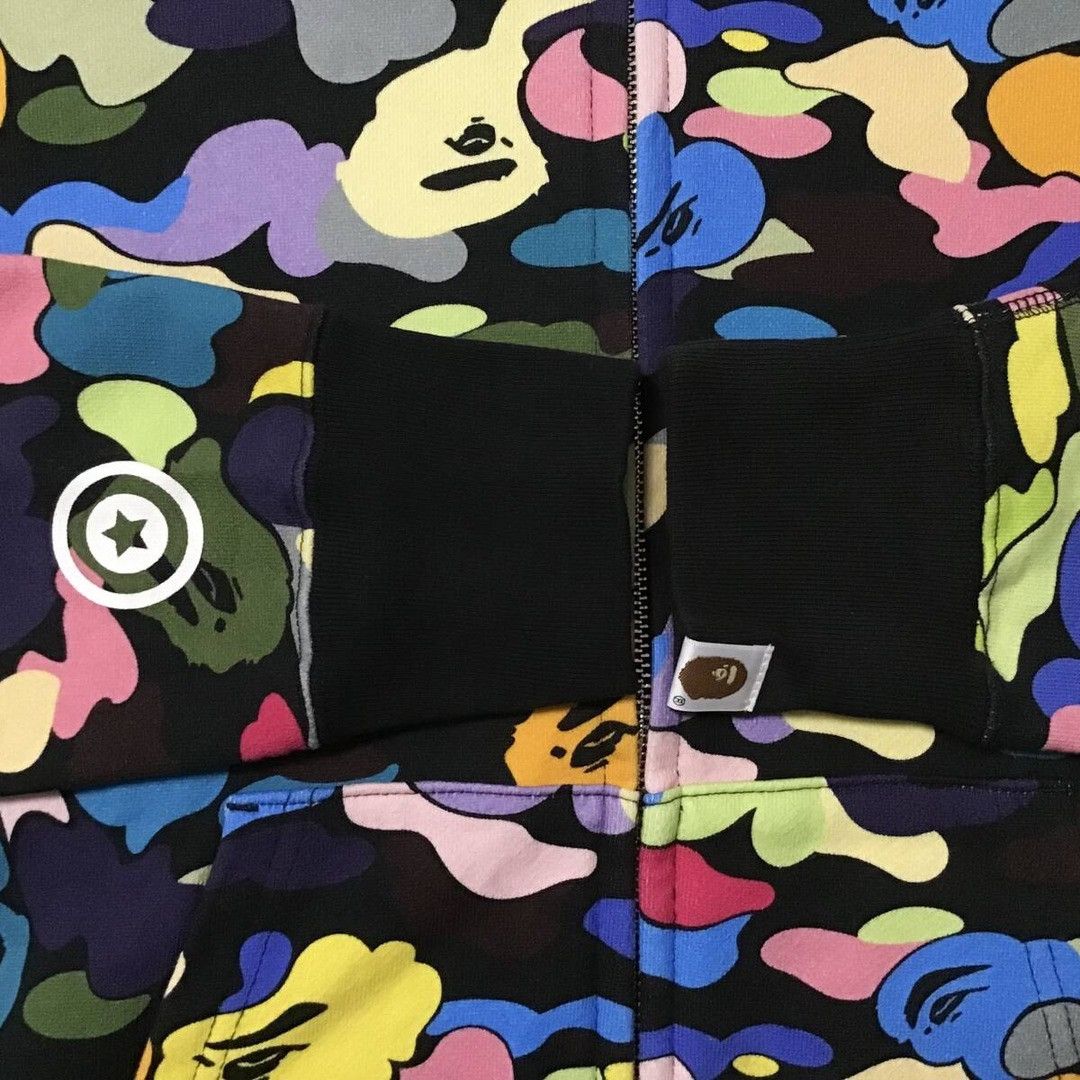 Bape BAPE Multi camo WGM shark full zip hoodie a bathing ape Size US S / EU 44-46 / 1 - 6 Thumbnail