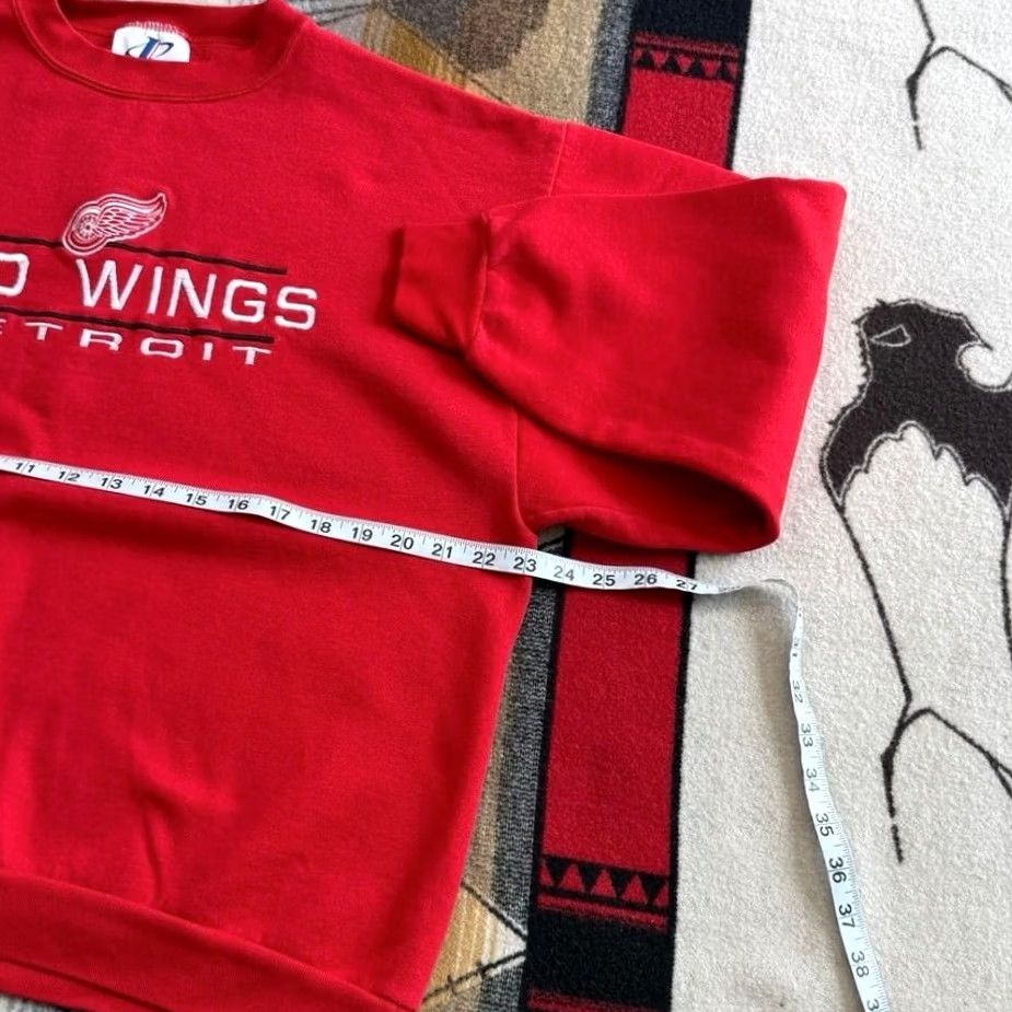 Logo Athletic VINTAGE Logo Athletic Detroit Red Wings Hockey Sweatshirt Large Mens 90s Size US L / EU 52-54 / 3 - 6 Thumbnail