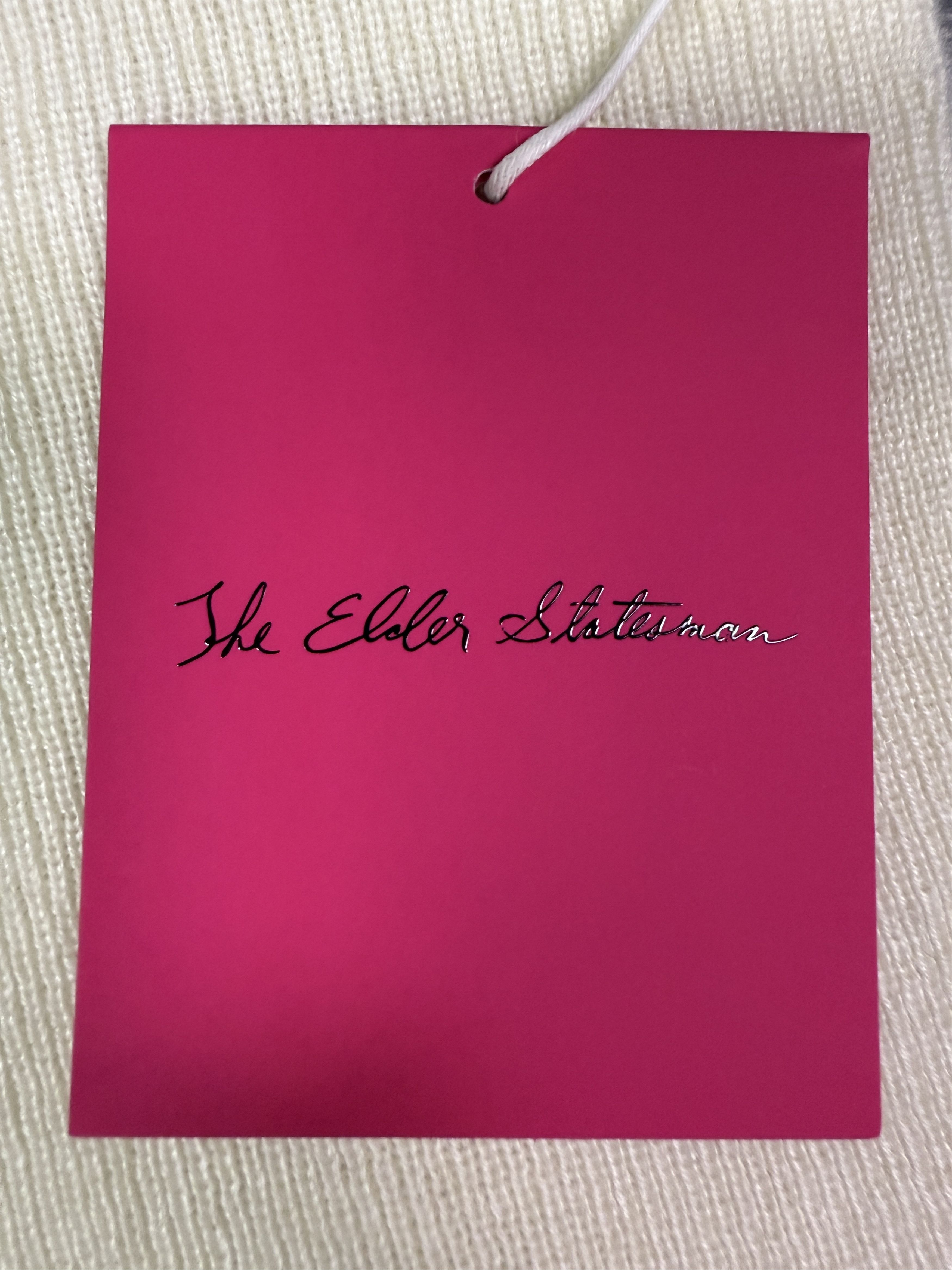 The Elder Statesman $395 The Elder Statesman Delicash White Tank Top Size S / US 4 / IT 40 - 10 Thumbnail