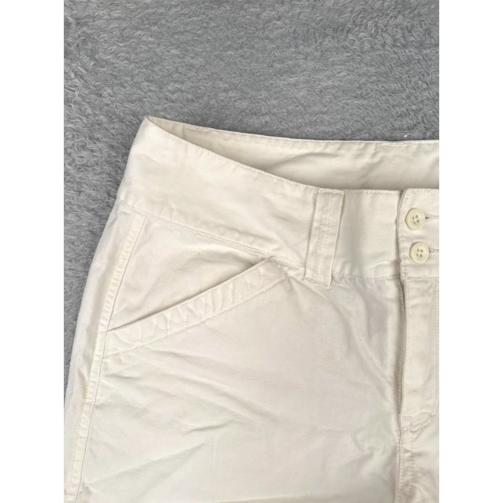 The North Face The North Face Shorts Adult 12 White 100% Cotton Hiking Casual Women Size 34" / US 12 / IT 48 - 4 Thumbnail