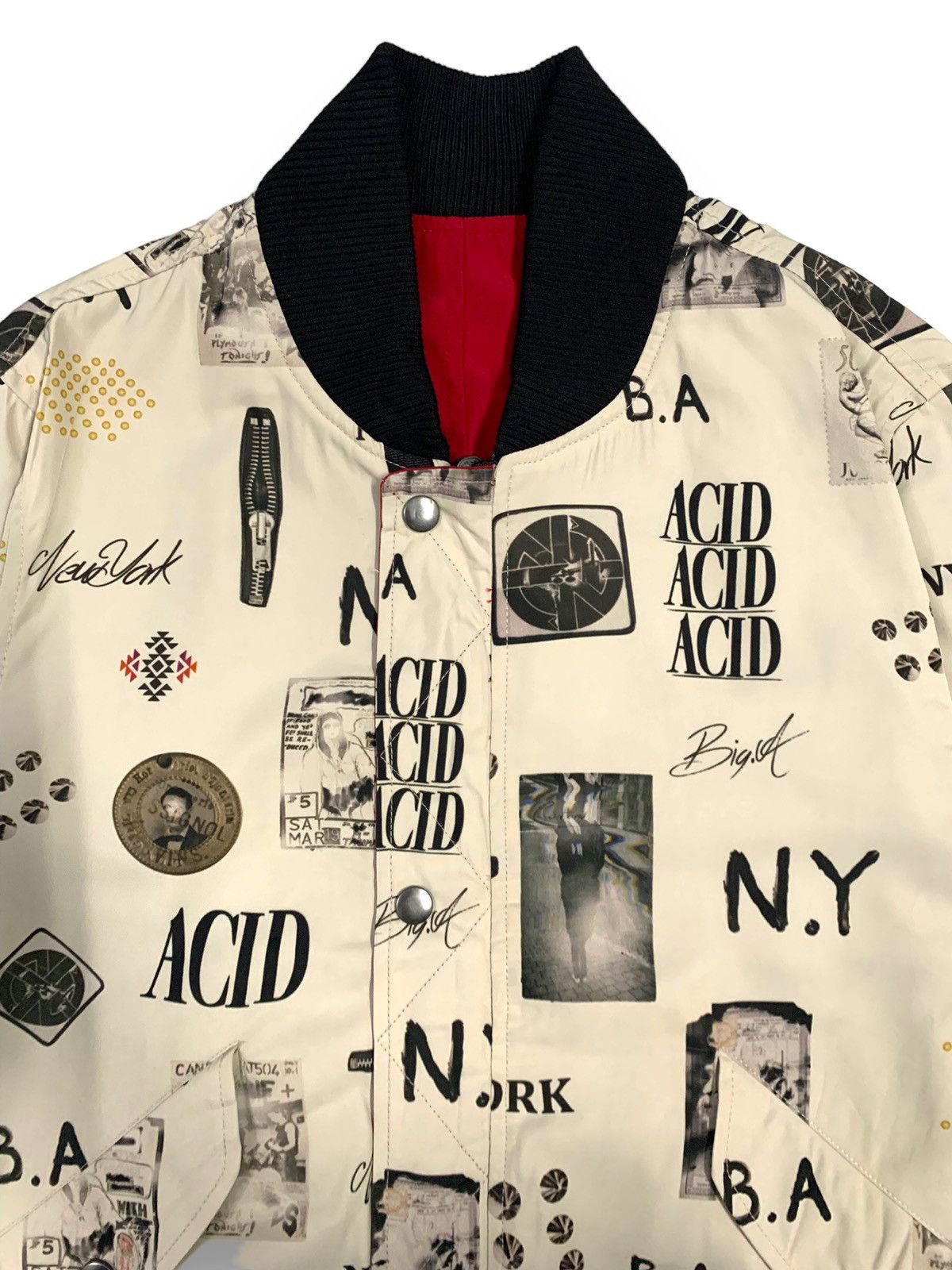 Hysteric Glamour Japanese Brand JackRose Full Print Reversible Bomber Jacket Size US M / EU 48-50 / 2 - 7 Thumbnail