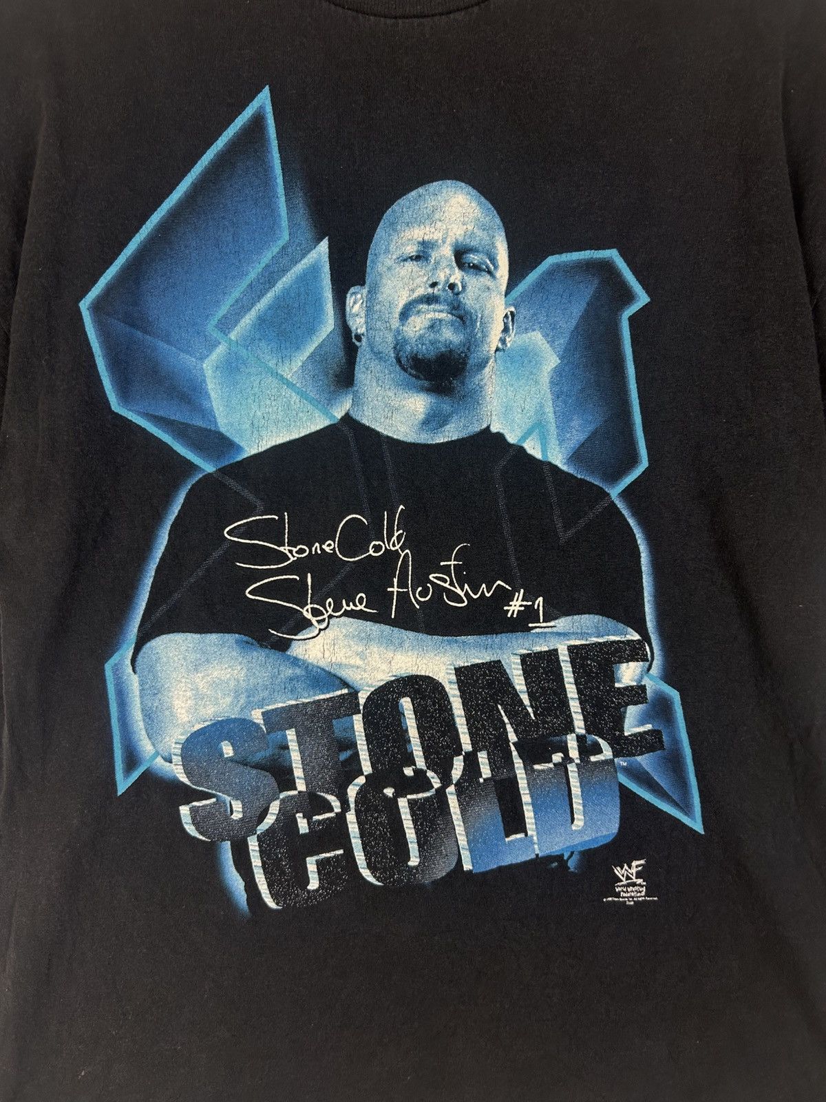 Vintage × WWE × WWF Vintage 90s Stone Cold Steve Austin 3.16 Photoprint Tees Size US L / EU 52-54 / 3 - 3 Thumbnail