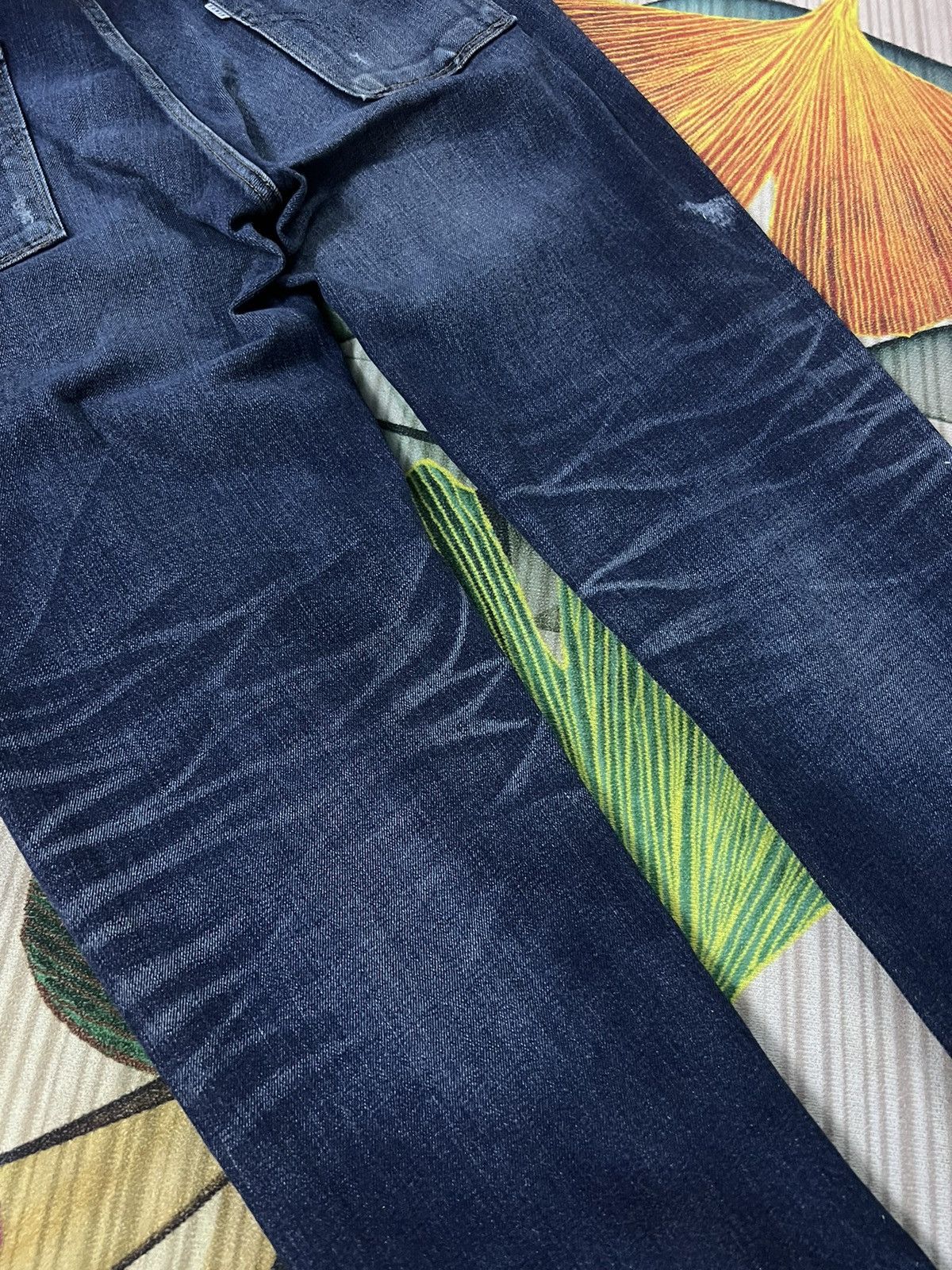 Edwin × If Six Was Nine VINTAGE EDWIN WHITE TAG DISTRESSED JEANS VERY RARE Size US 34 / EU 50 - 11 Thumbnail