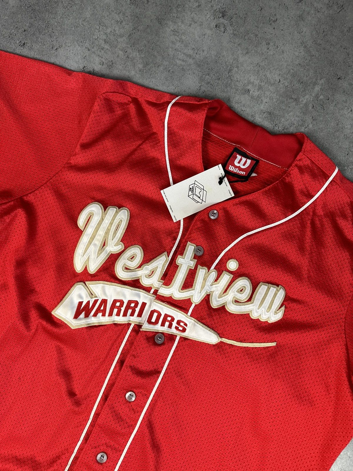 Vintage × Wilson Wilson Westview Warriors Baseball Jersey Shirt USA Size US XL / EU 56 / 4 - 3 Thumbnail