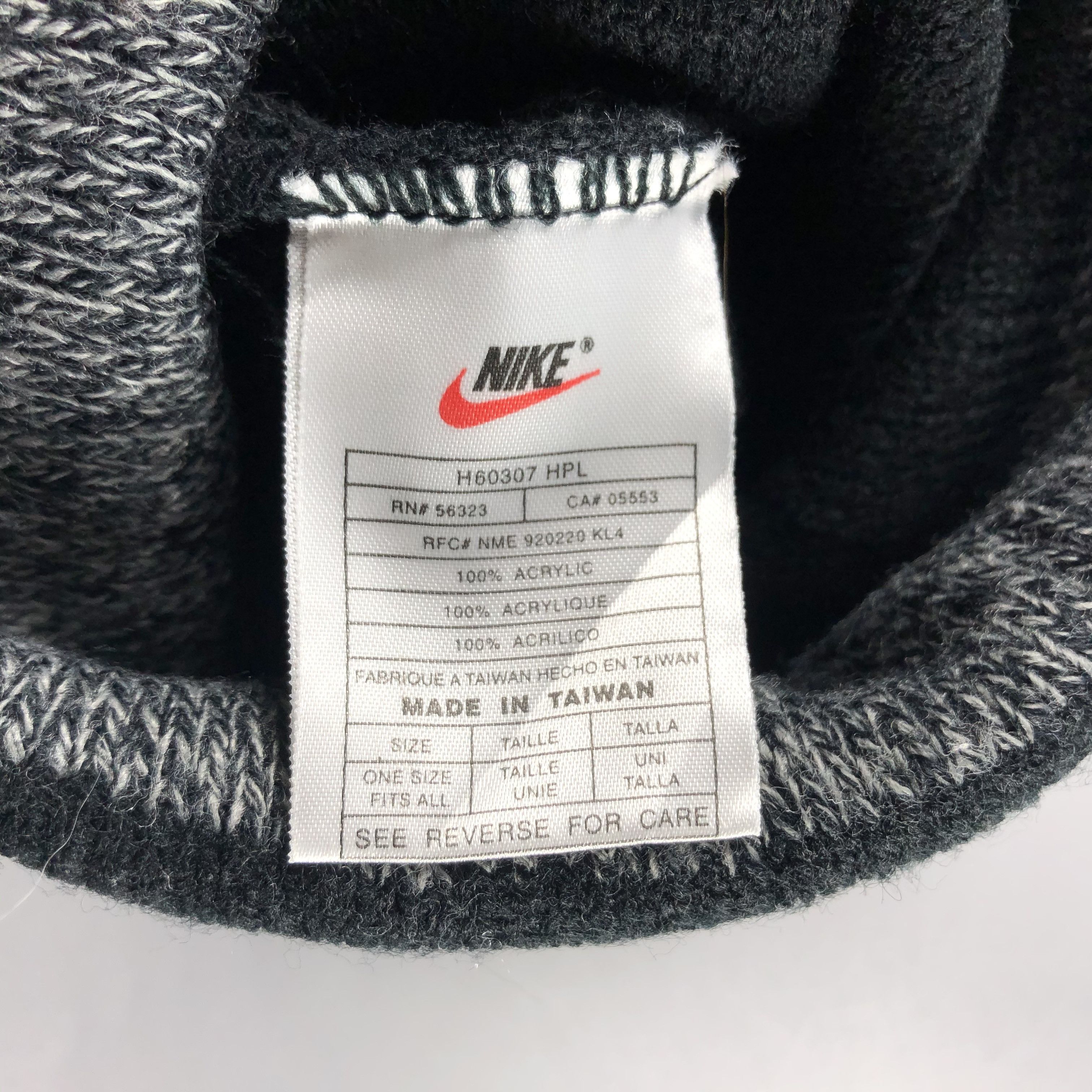Nike × Vintage 90s Nike Beanie Snow Hat Snow Cap -D396 Size ONE SIZE - 4 Thumbnail