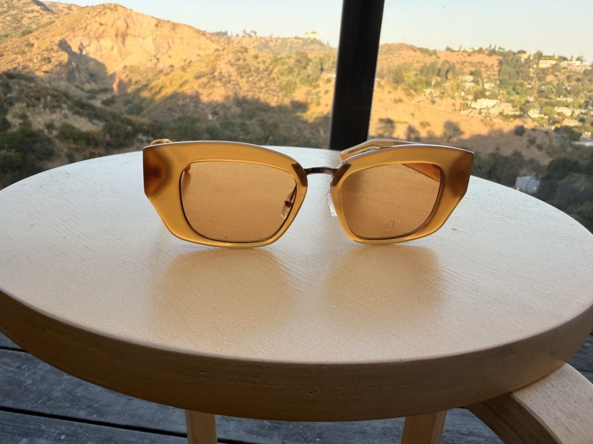 Dries Van Noten × Linda Farrow Dries Van Noten x Linda Farrow Amber Sunglasses – Brand New Size ONE SIZE - 1 Thumbnail