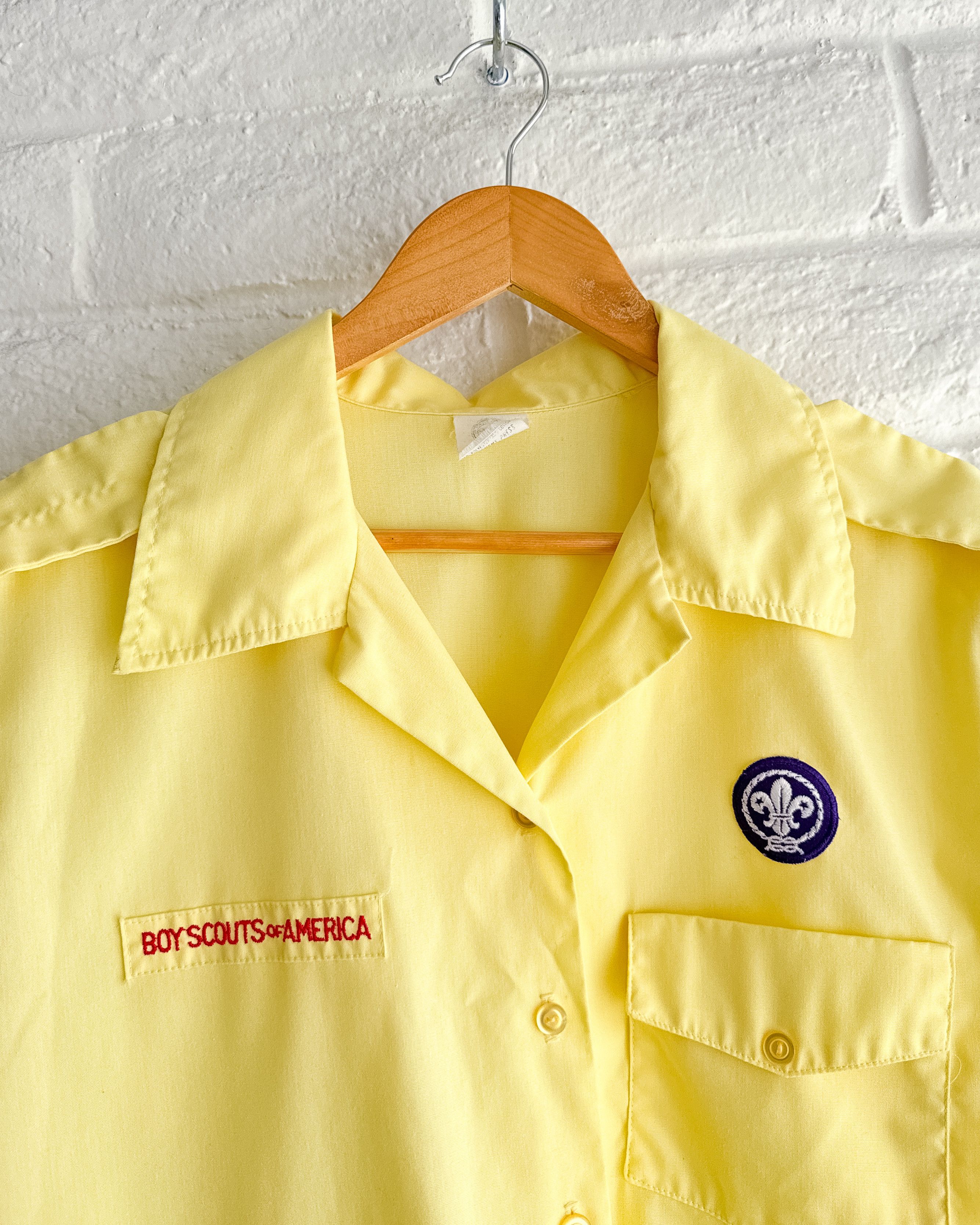 Vintage Vintage 80s Boy Scouts Of American Shirt Yellow XL San Diego Size US XL / EU 56 / 4 - 2 Thumbnail