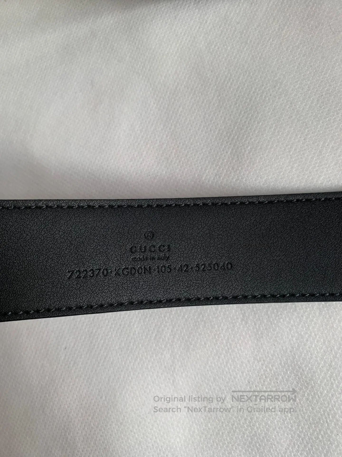 Gucci Gucci Men's Classic Monogram Belt. Size ONE SIZE - 4 Thumbnail