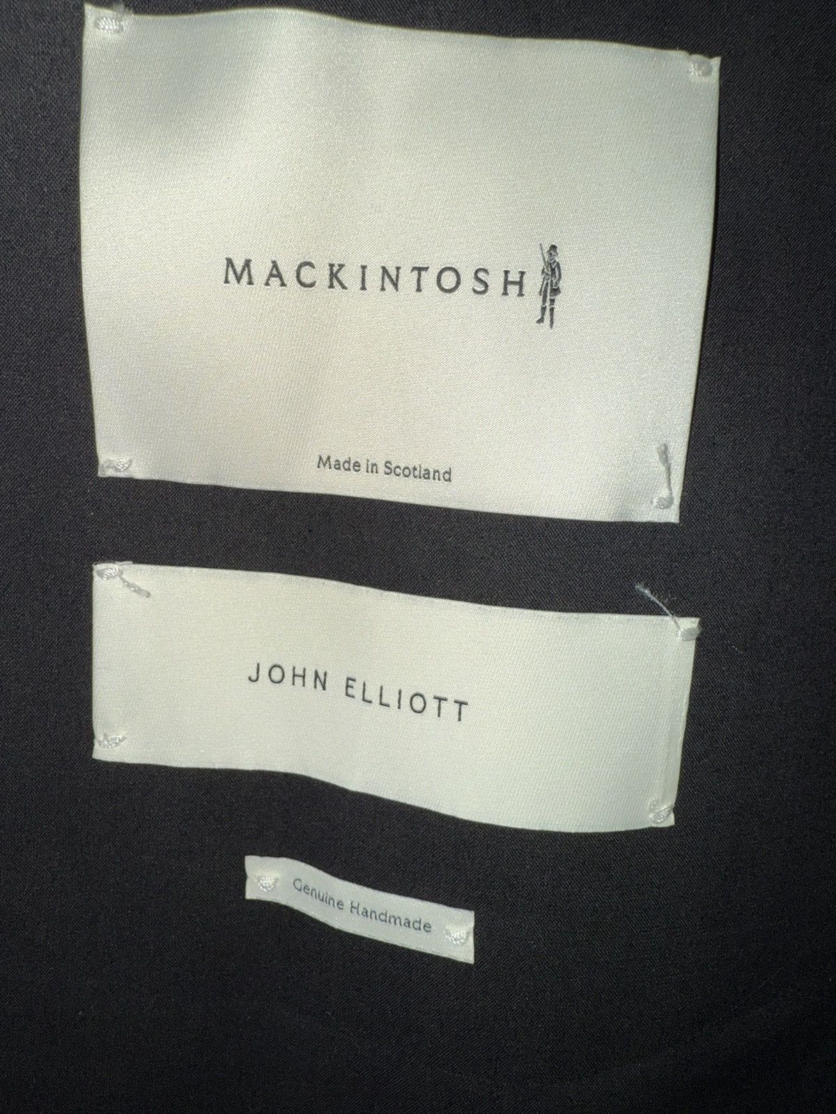 Mackintosh MACKINTOSH x JOHN ELLIOT black grey tie dye zip up jacket Size US M / EU 48-50 / 2 - 3 Thumbnail